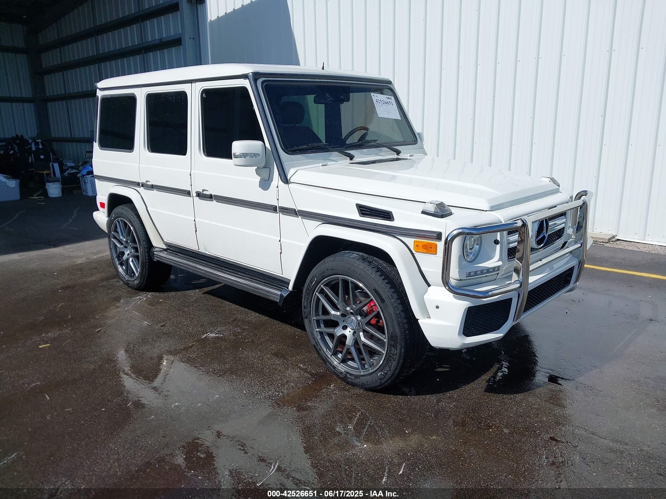 2005 Mercedes-benz G 500   Белый vin: WDCYR49E65X159046