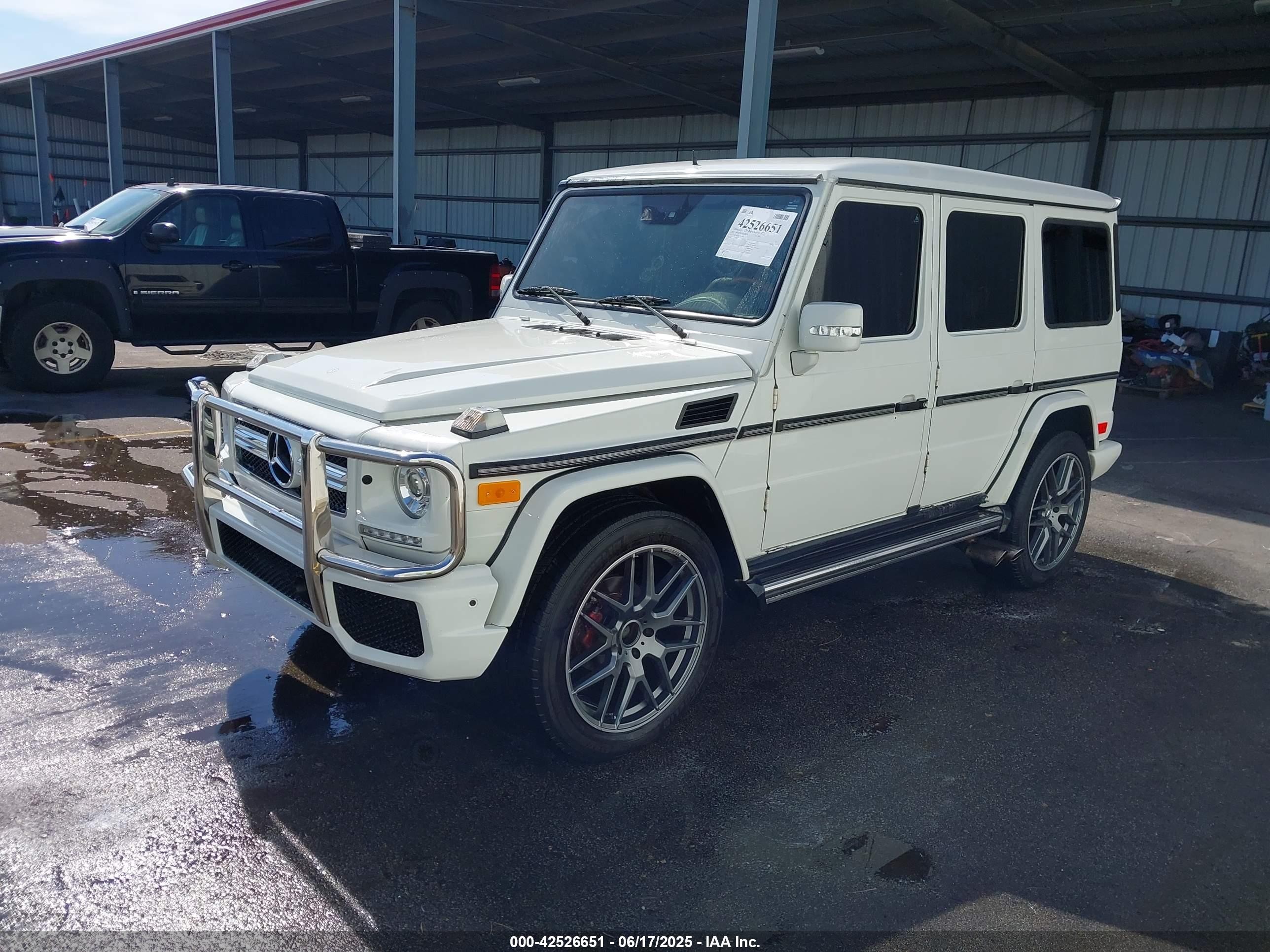 2005 Mercedes-benz G 500   Белый vin: WDCYR49E65X159046