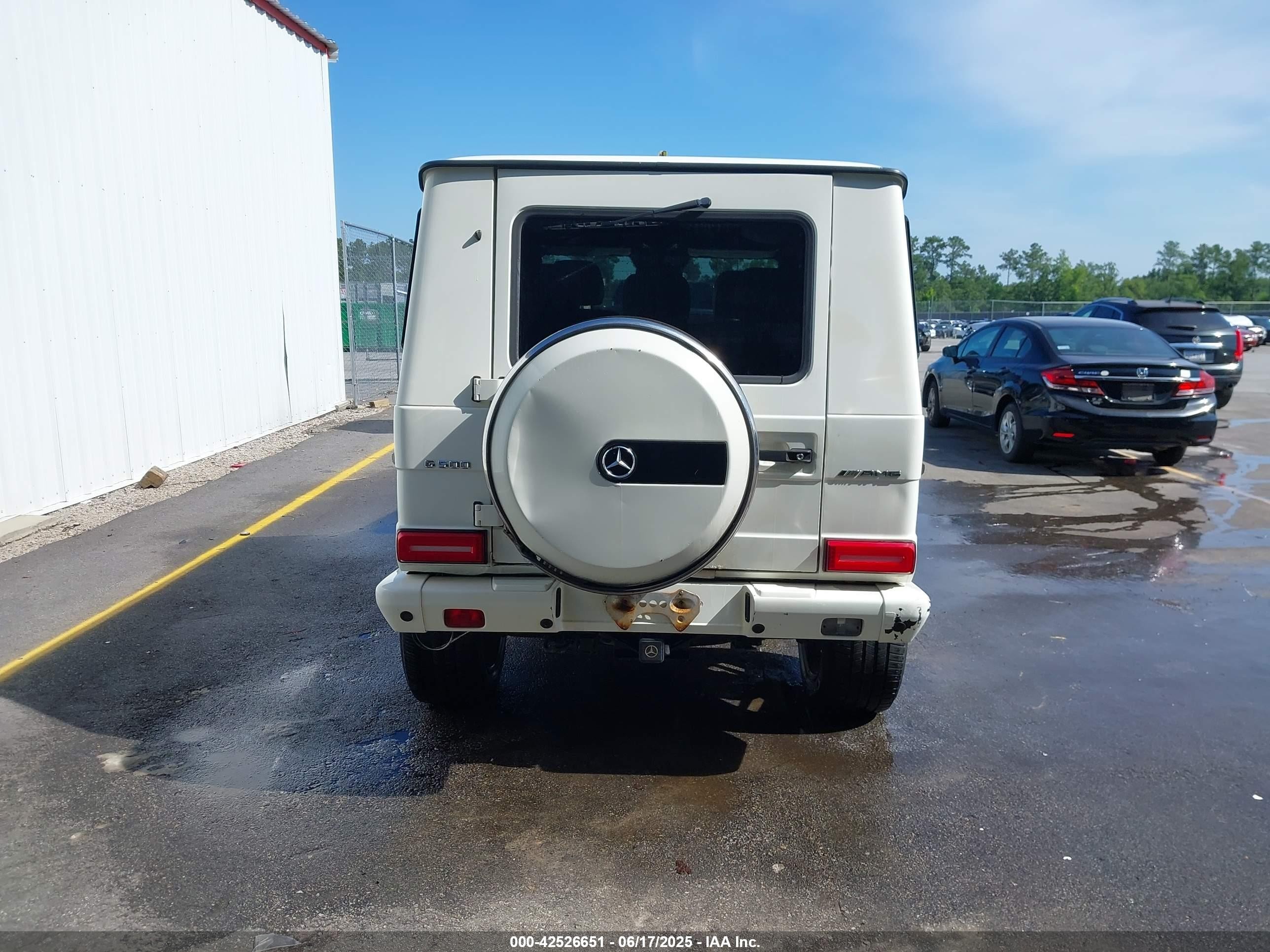 2005 Mercedes-benz G 500   Белый vin: WDCYR49E65X159046