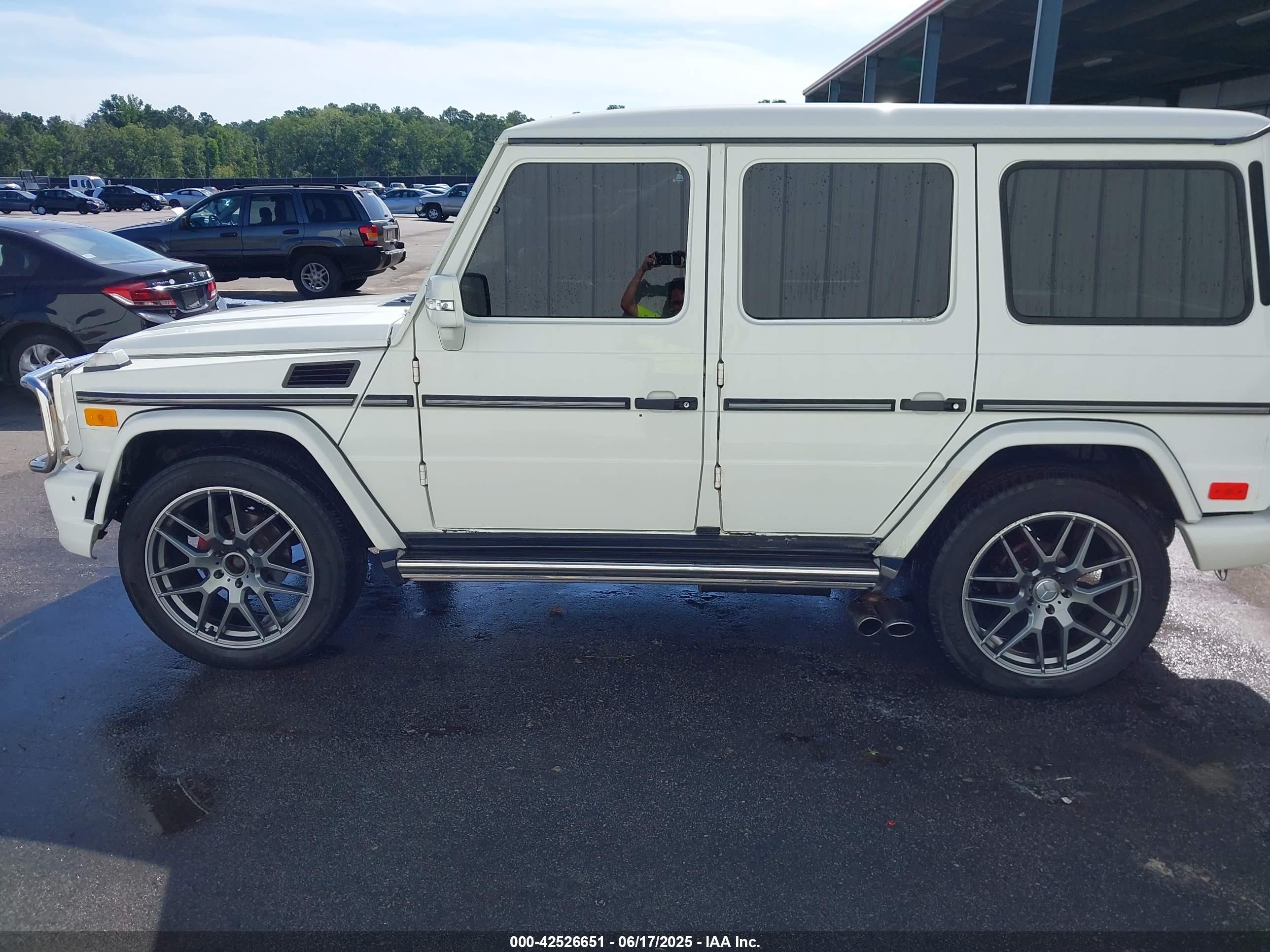 2005 Mercedes-benz G 500   Белый vin: WDCYR49E65X159046
