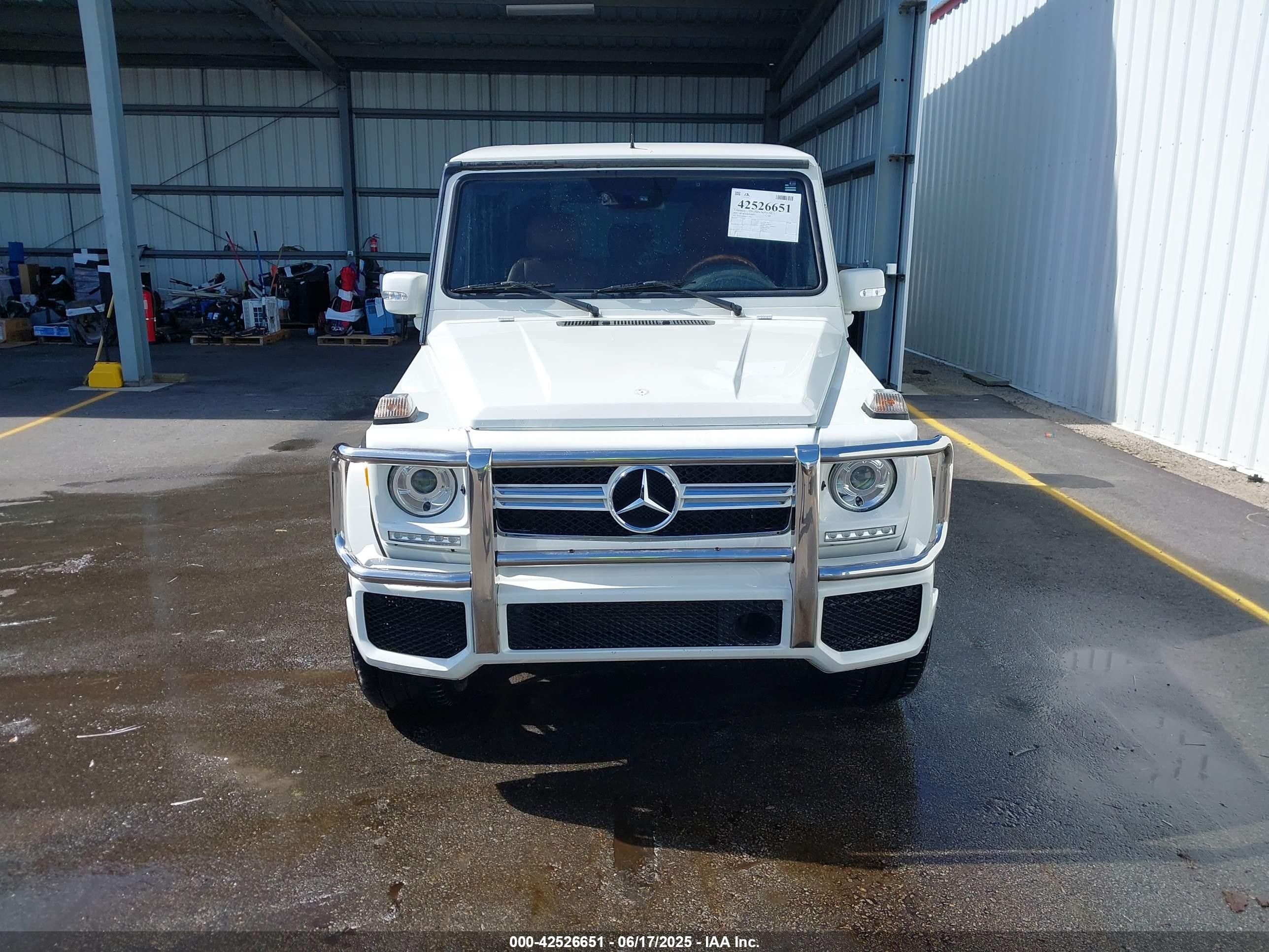2005 Mercedes-benz G 500   Белый vin: WDCYR49E65X159046