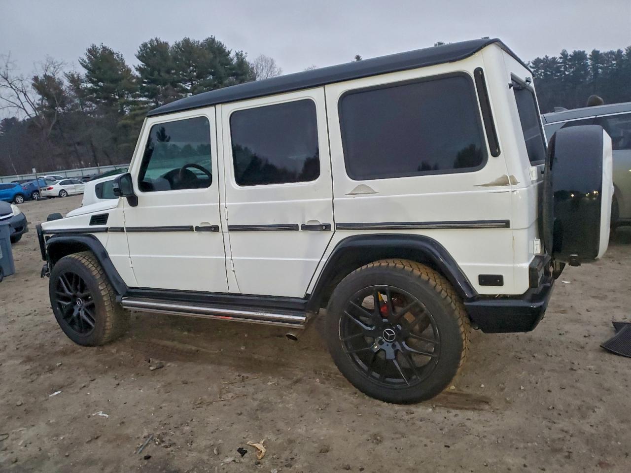 2005 Mercedes-benz G 500 White vin: WDCYR49E65X159046
