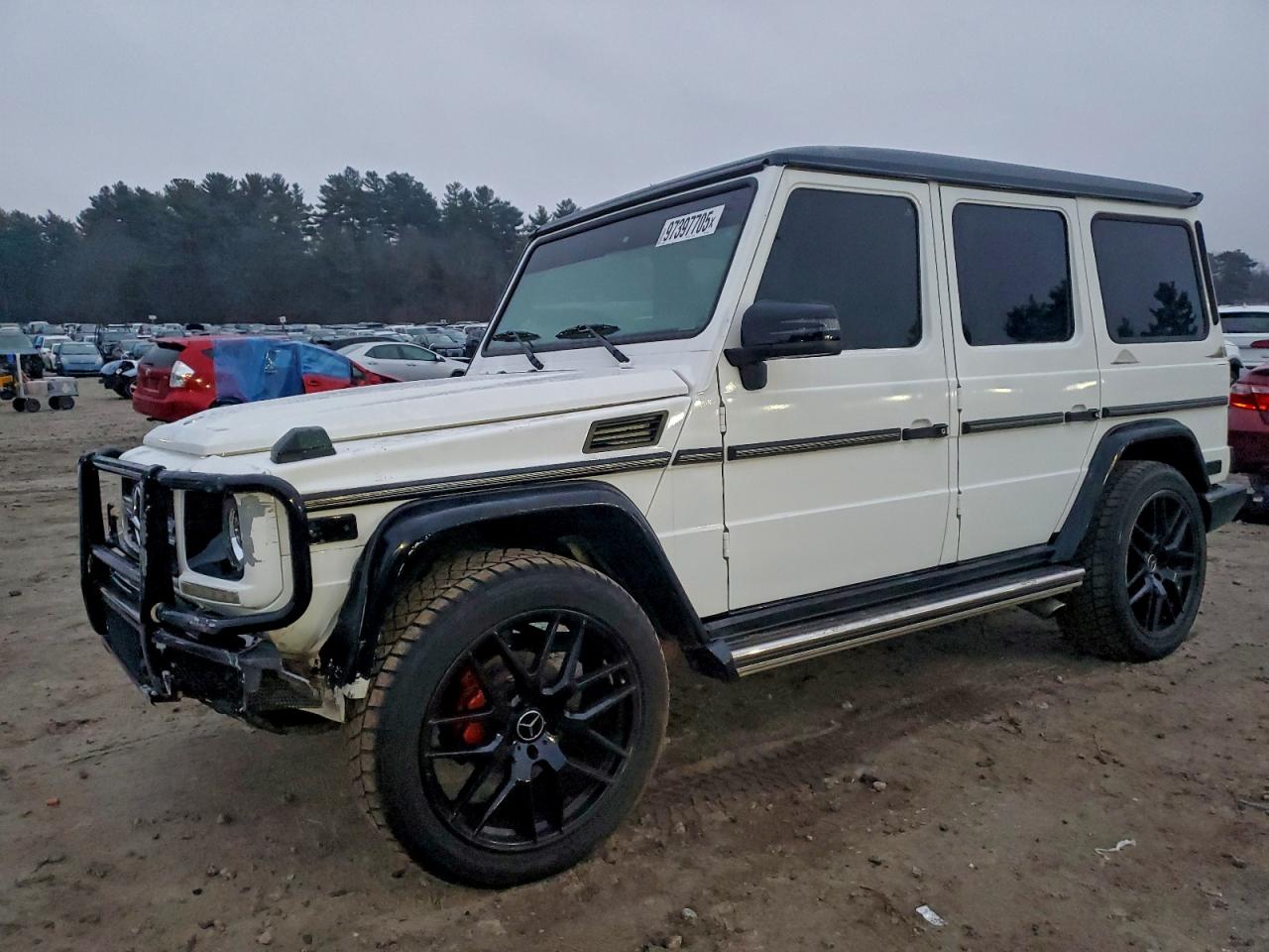 2005 Mercedes-benz G 500 White vin: WDCYR49E65X159046