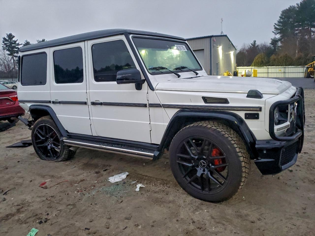 2005 Mercedes-benz G 500 White vin: WDCYR49E65X159046