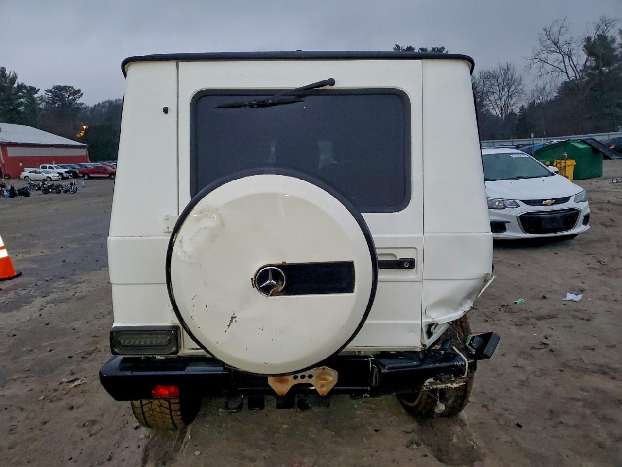 2005 Mercedes-benz G 500 White vin: WDCYR49E65X159046