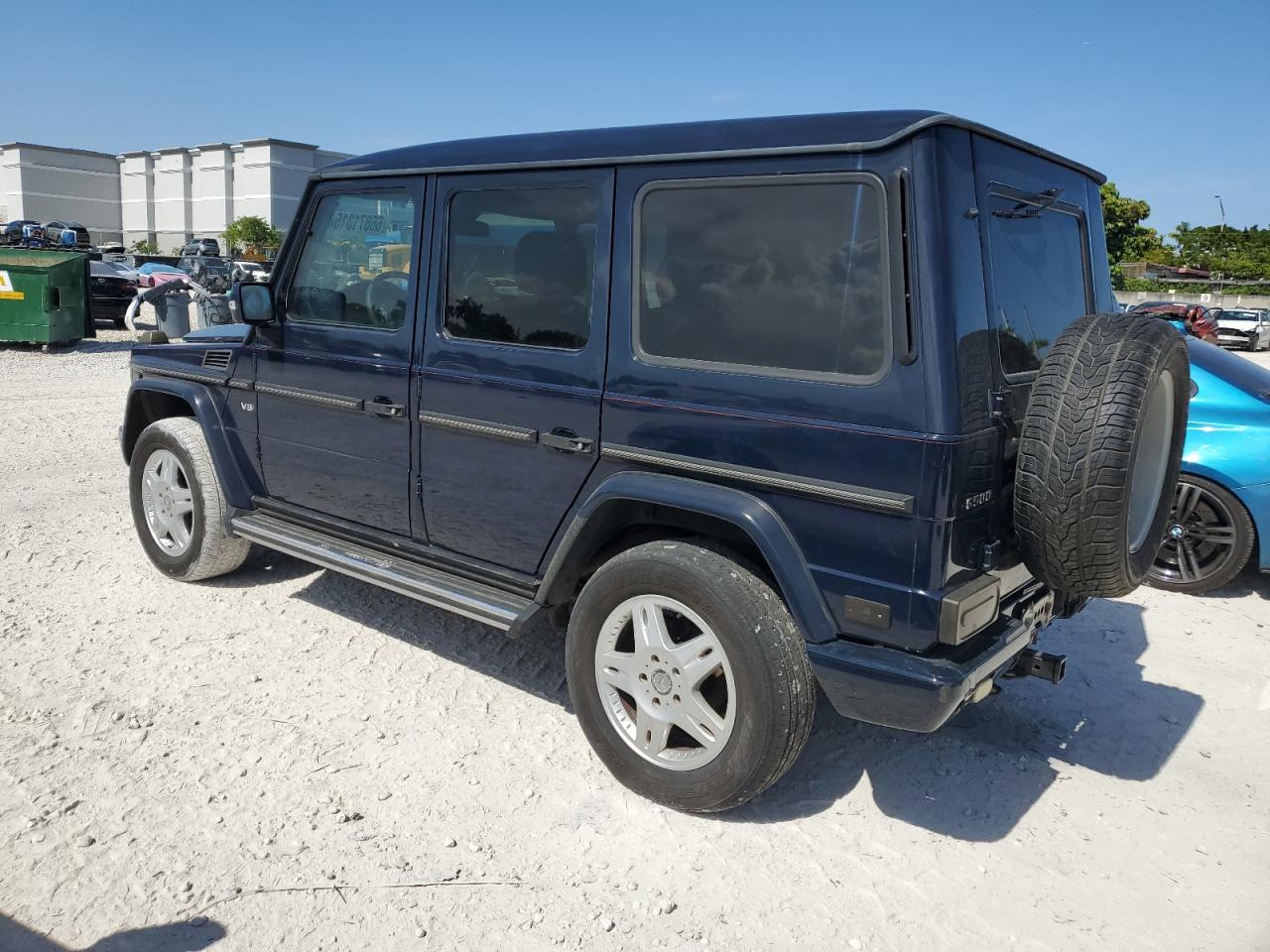 2005 Mercedes-benz G 500 Blue vin: WDCYR49E65X161265