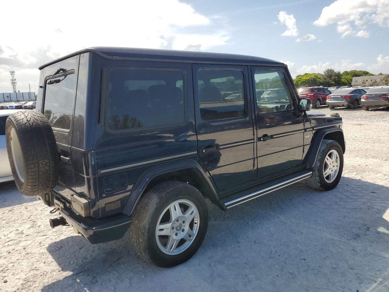 2005 Mercedes-benz G 500 Blue vin: WDCYR49E65X161265
