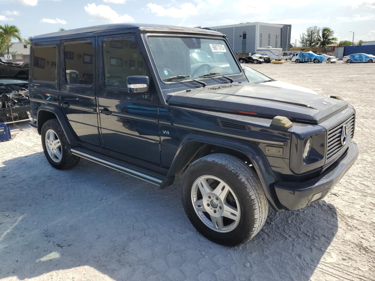 2005 Mercedes-benz G 500 Blue vin: WDCYR49E65X161265