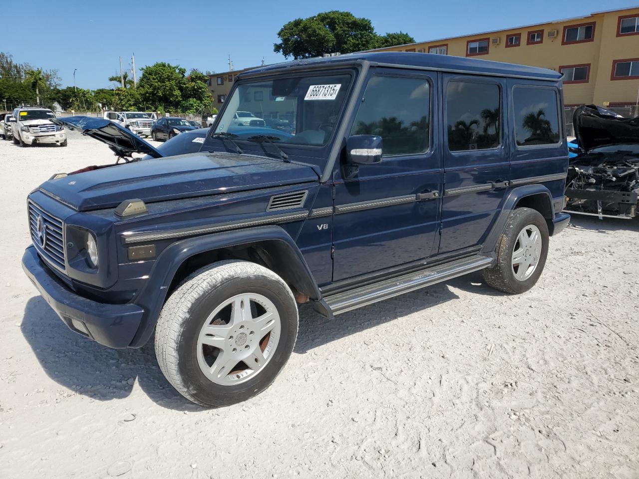 2005 Mercedes-benz G 500 Blue vin: WDCYR49E65X161265
