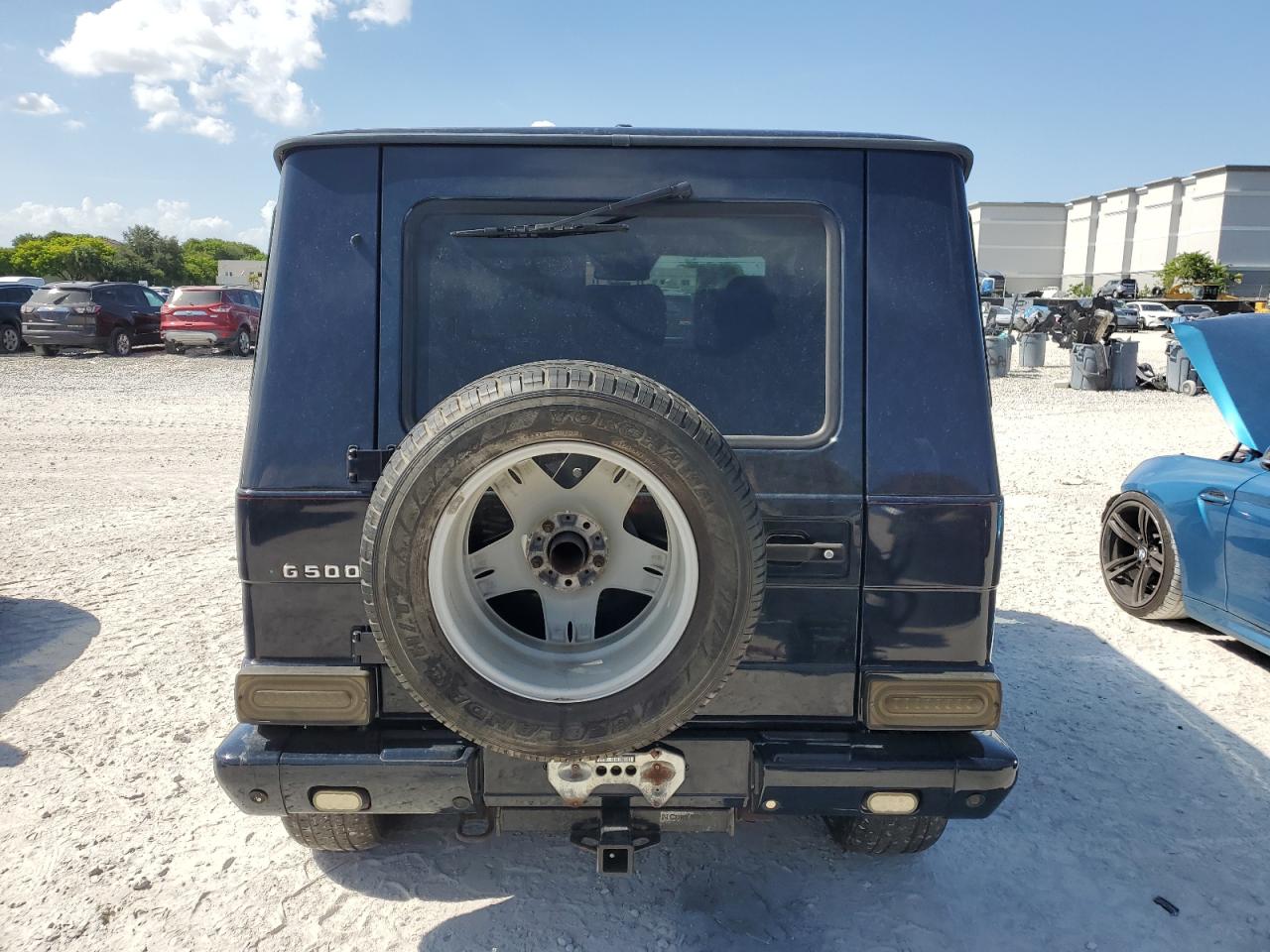 2005 Mercedes-benz G 500 Blue vin: WDCYR49E65X161265