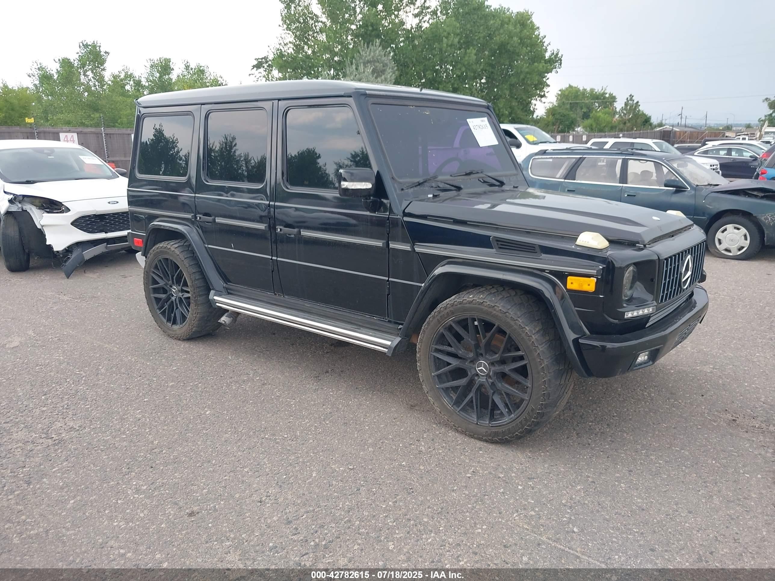 2003 Mercedes-benz G 500   Black vin: WDCYR49E73X137179