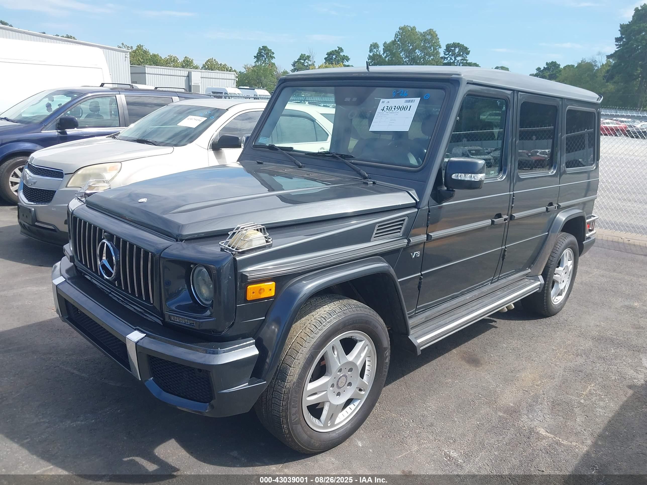 2003 Mercedes-benz G 500   Black vin: WDCYR49E73X141071