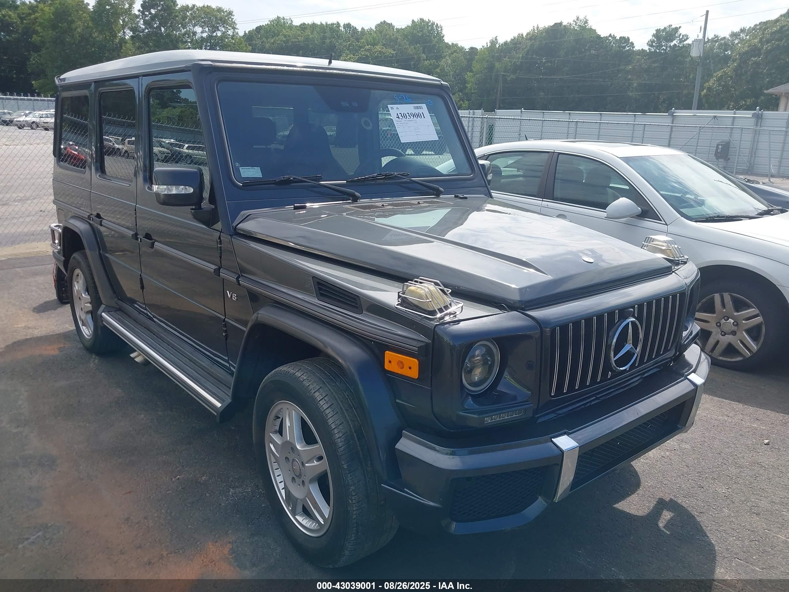 2003 Mercedes-benz G 500   Black vin: WDCYR49E73X141071