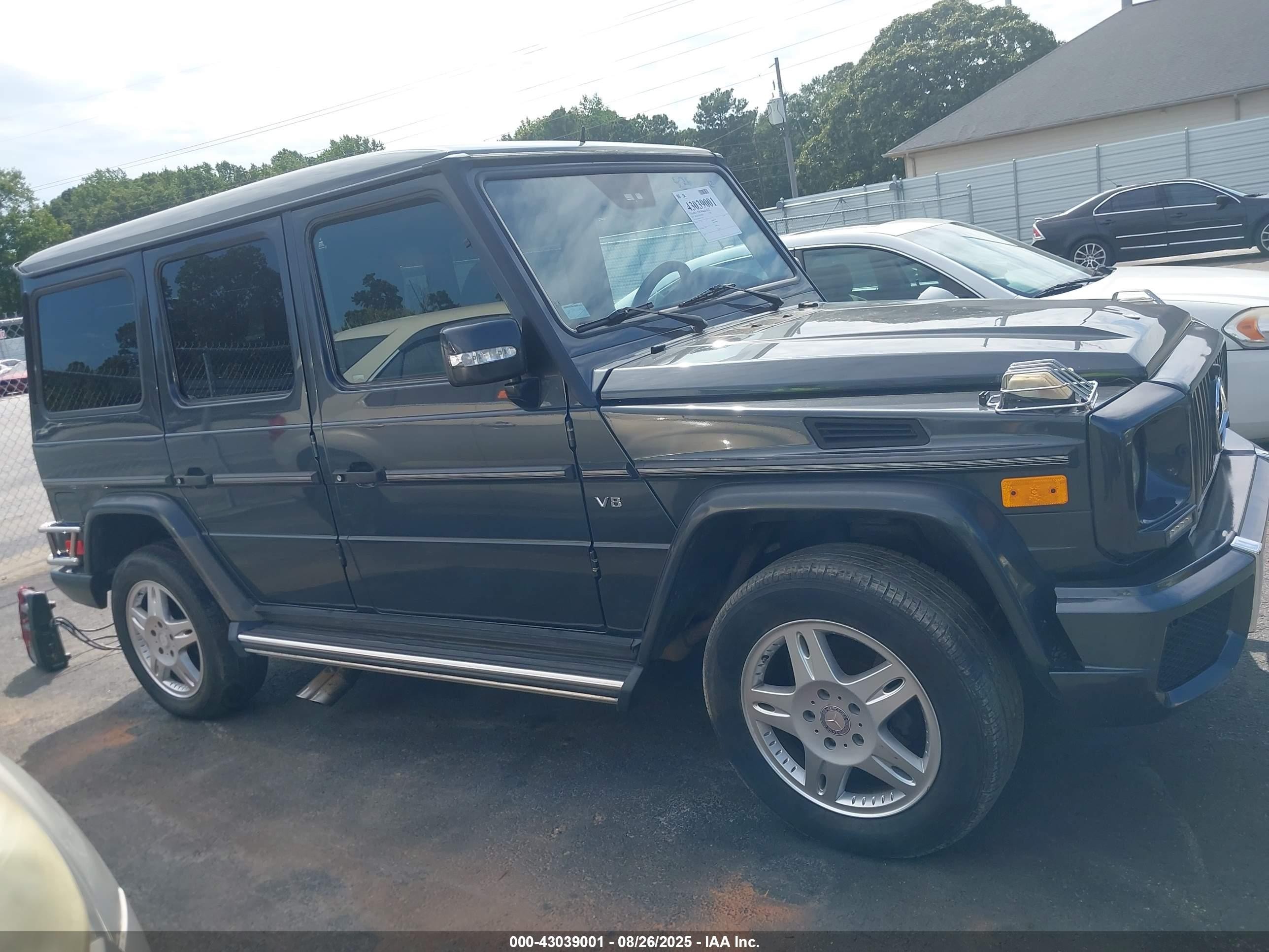 2003 Mercedes-benz G 500   Black vin: WDCYR49E73X141071