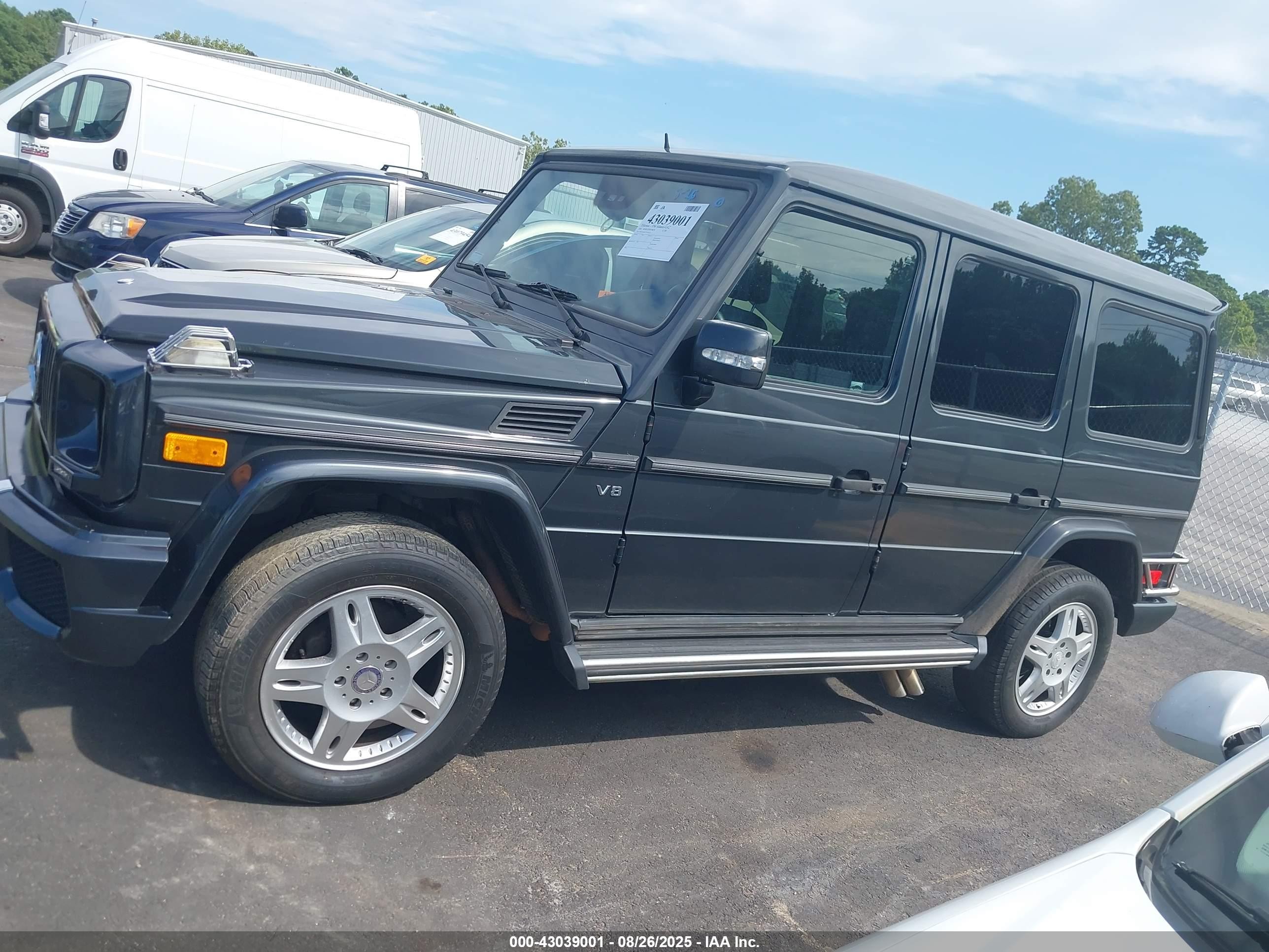 2003 Mercedes-benz G 500   Black vin: WDCYR49E73X141071