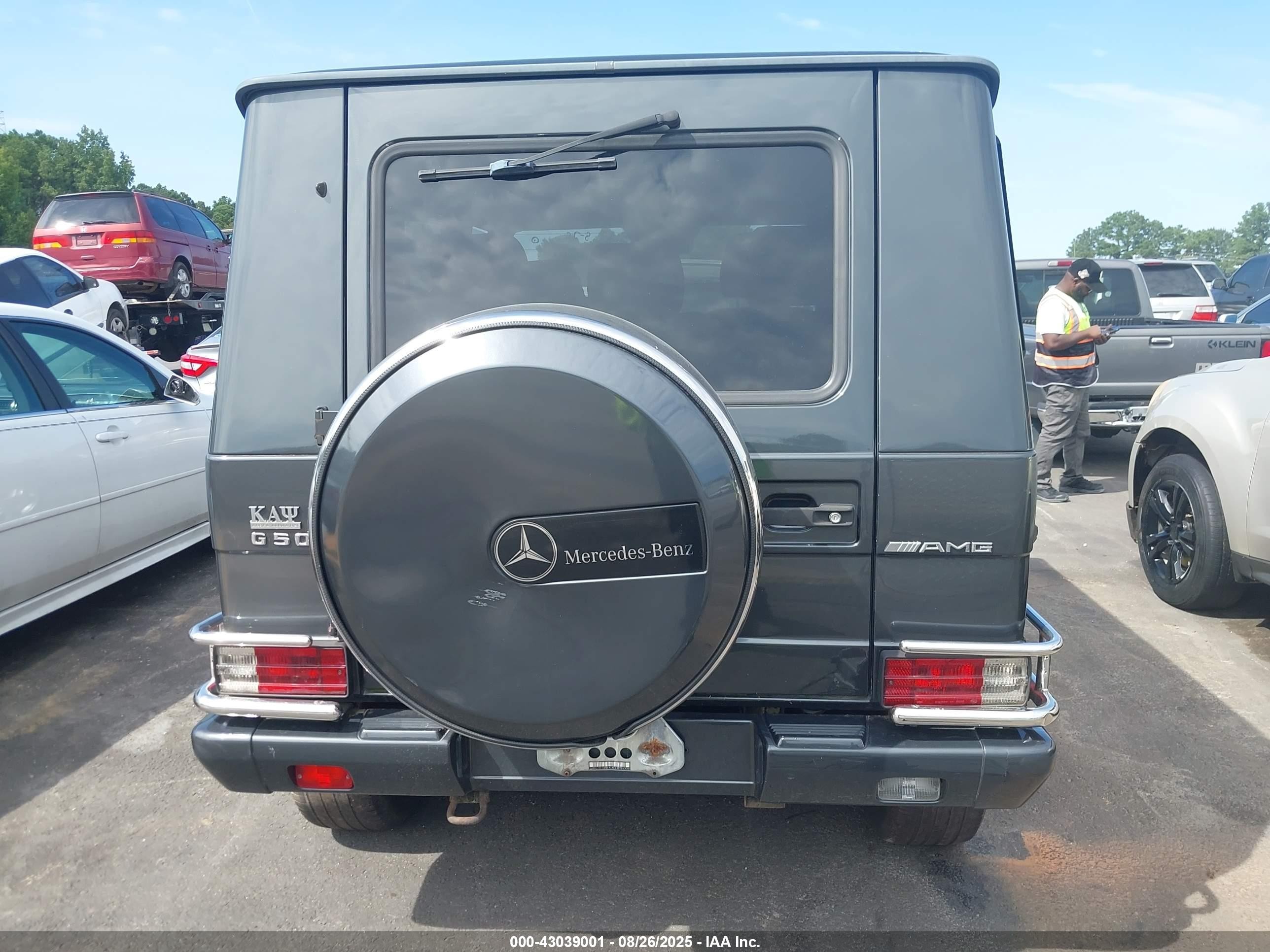 2003 Mercedes-benz G 500   Black vin: WDCYR49E73X141071