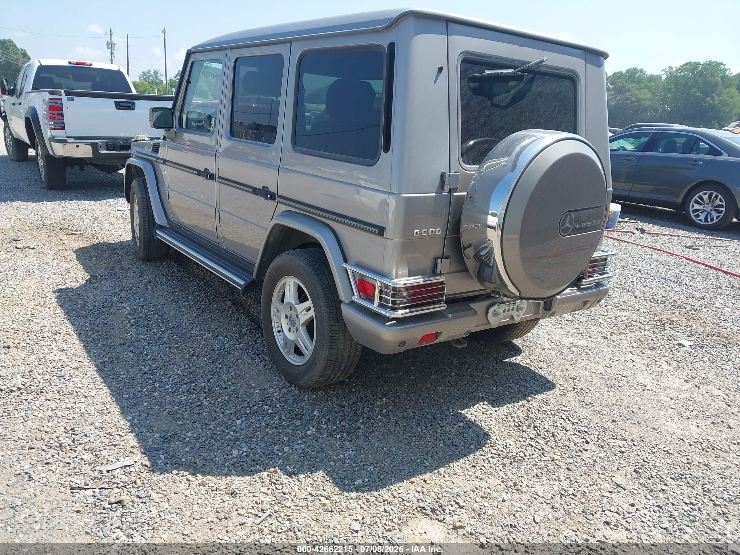 2004 Mercedes-benz G 500 4matic Silver vin: WDCYR49E74X142822