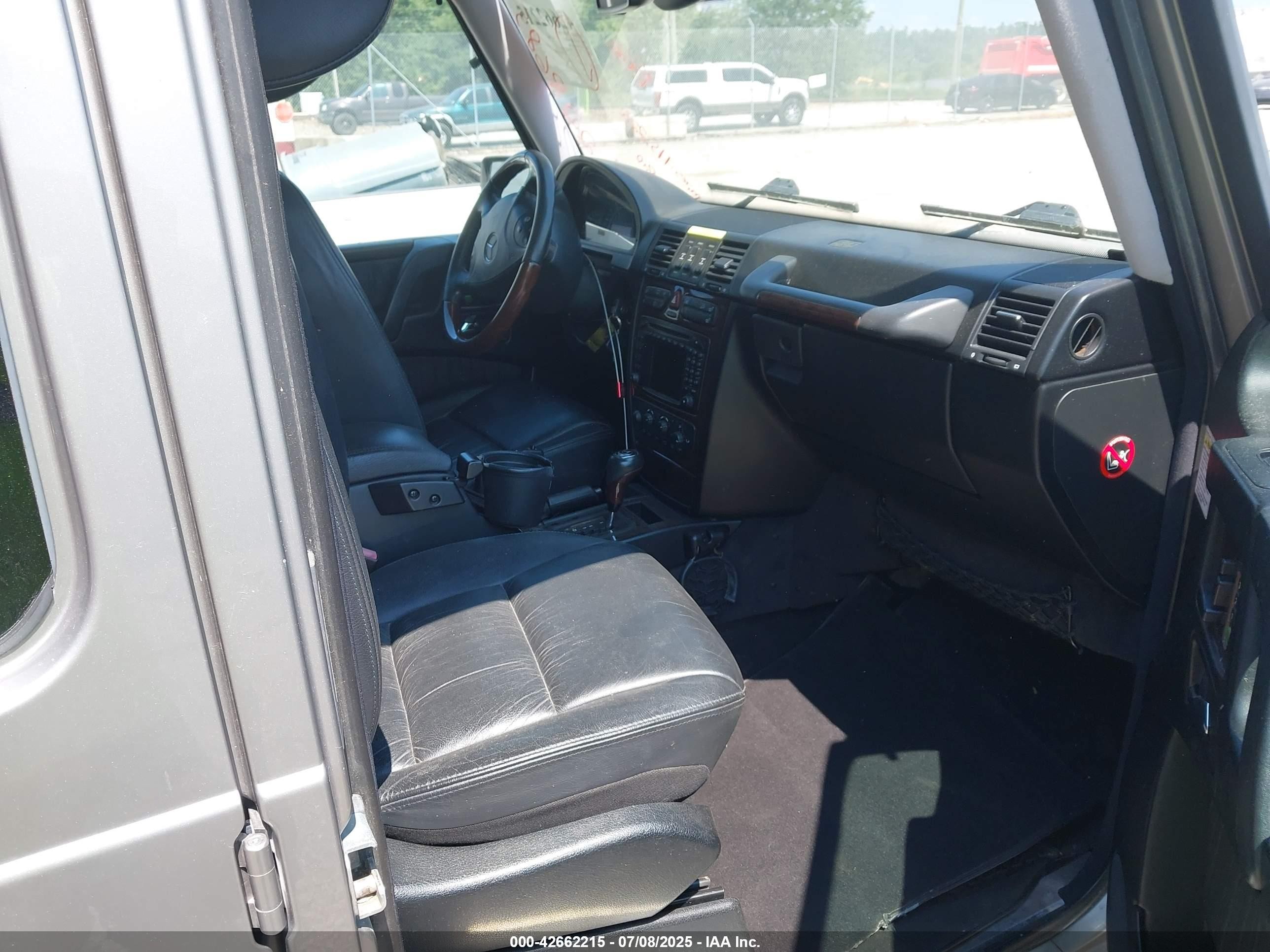 2004 Mercedes-benz G 500 4matic Silver vin: WDCYR49E74X142822