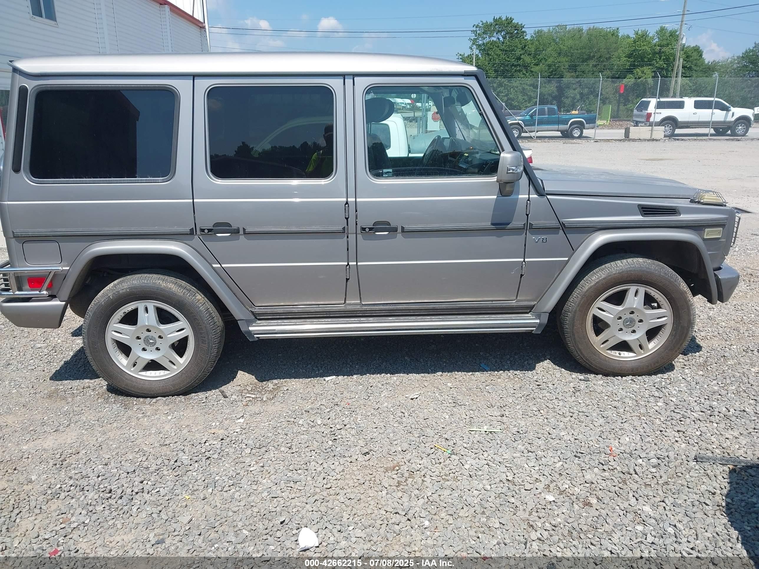 2004 Mercedes-benz G 500 4matic Silver vin: WDCYR49E74X142822