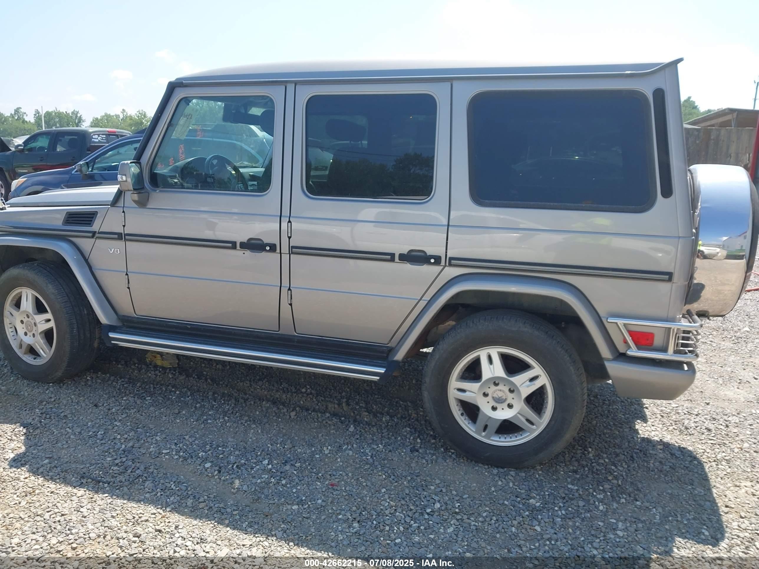2004 Mercedes-benz G 500 4matic Silver vin: WDCYR49E74X142822
