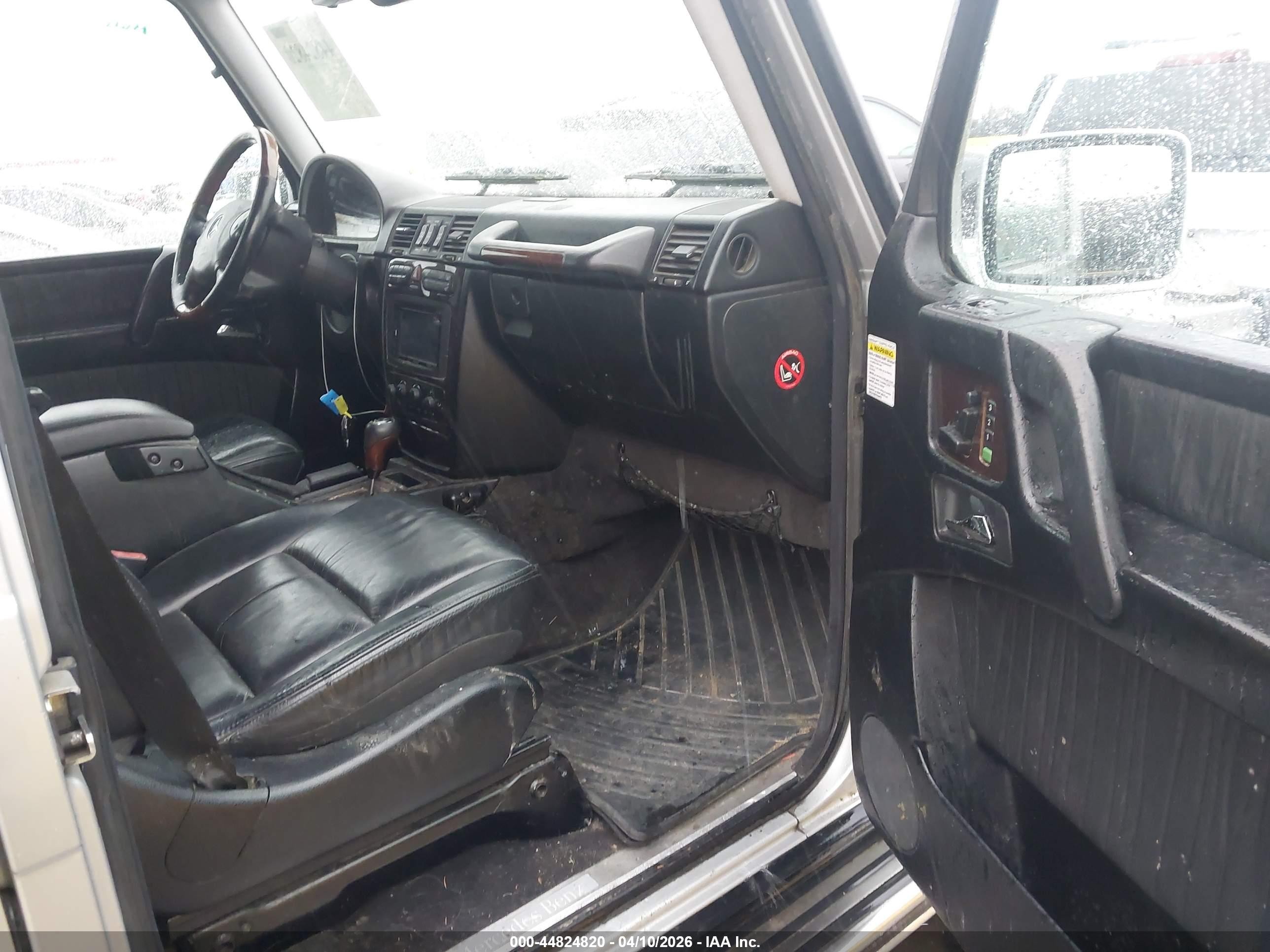 2004 Mercedes-benz G 500 4matic Gray vin: WDCYR49E74X145400