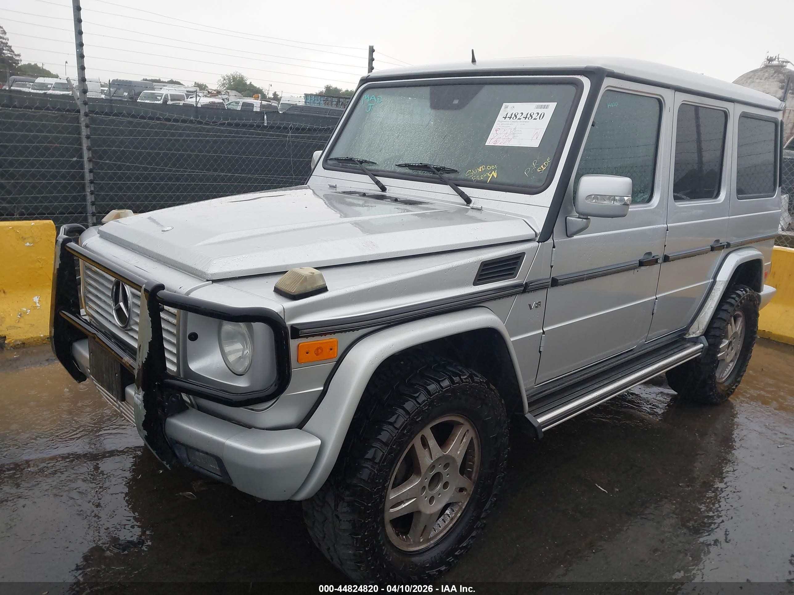 2004 Mercedes-benz G 500 4matic Gray vin: WDCYR49E74X145400