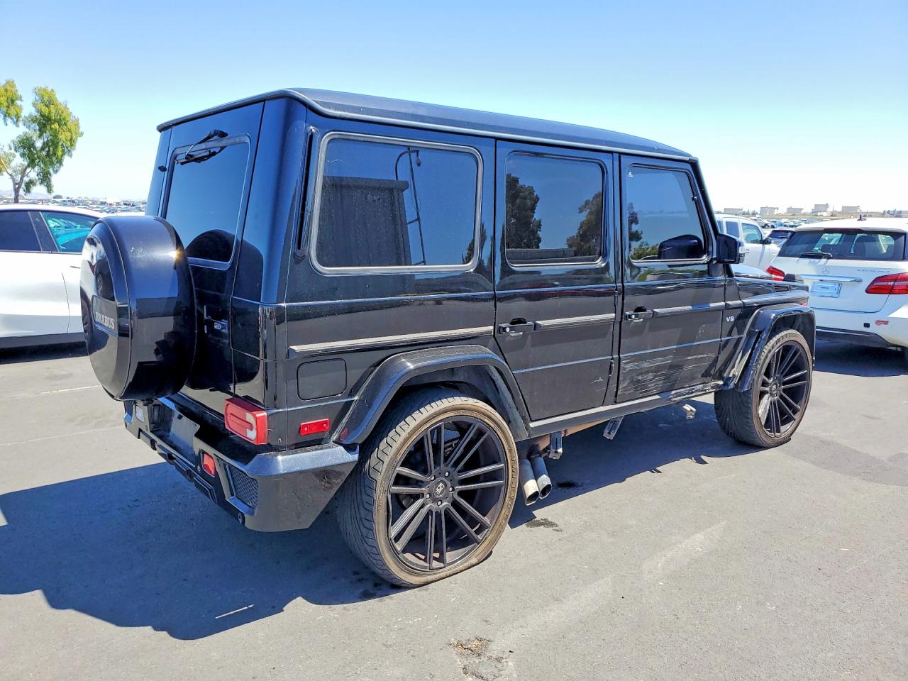2003 Mercedes-benz G 500 Black vin: WDCYR49E83X135103