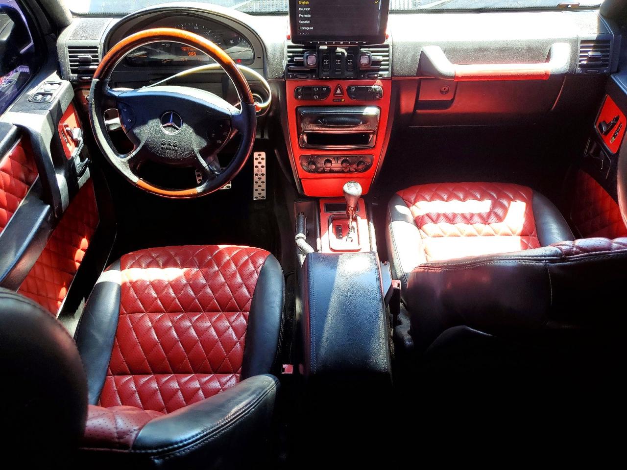 2003 Mercedes-benz G 500 Black vin: WDCYR49E83X135103