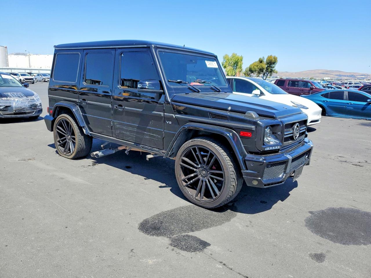 2003 Mercedes-benz G 500 Black vin: WDCYR49E83X135103