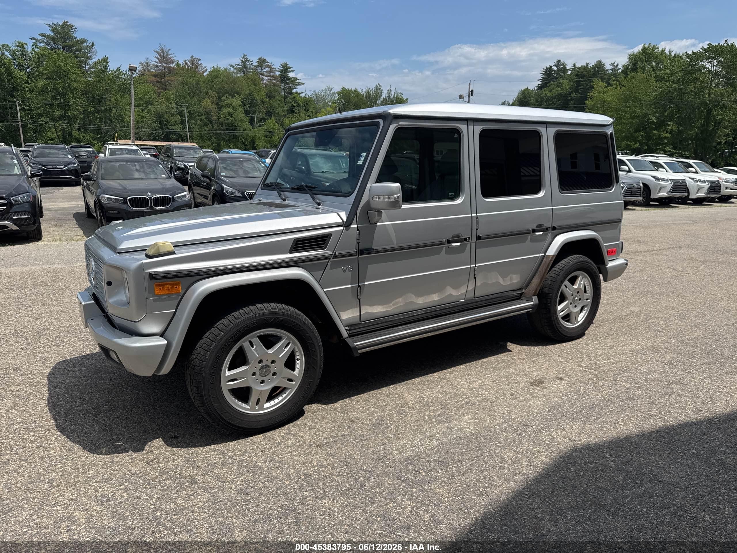 2005 Mercedes-benz G 500 4matic/grand Edition 4matic Серебряный vin: WDCYR49E85X158707