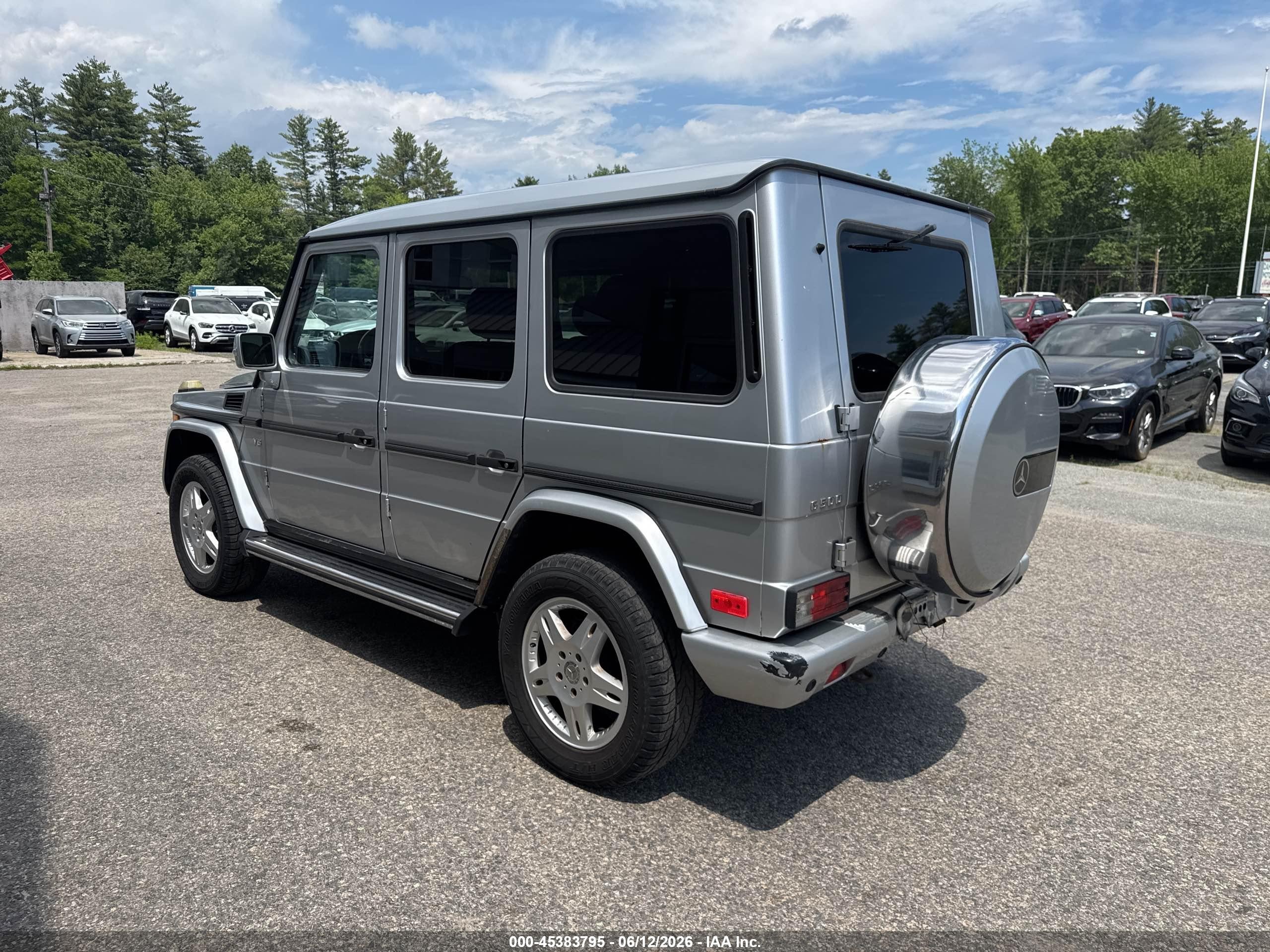 2005 Mercedes-benz G 500 4matic/grand Edition 4matic Серебряный vin: WDCYR49E85X158707