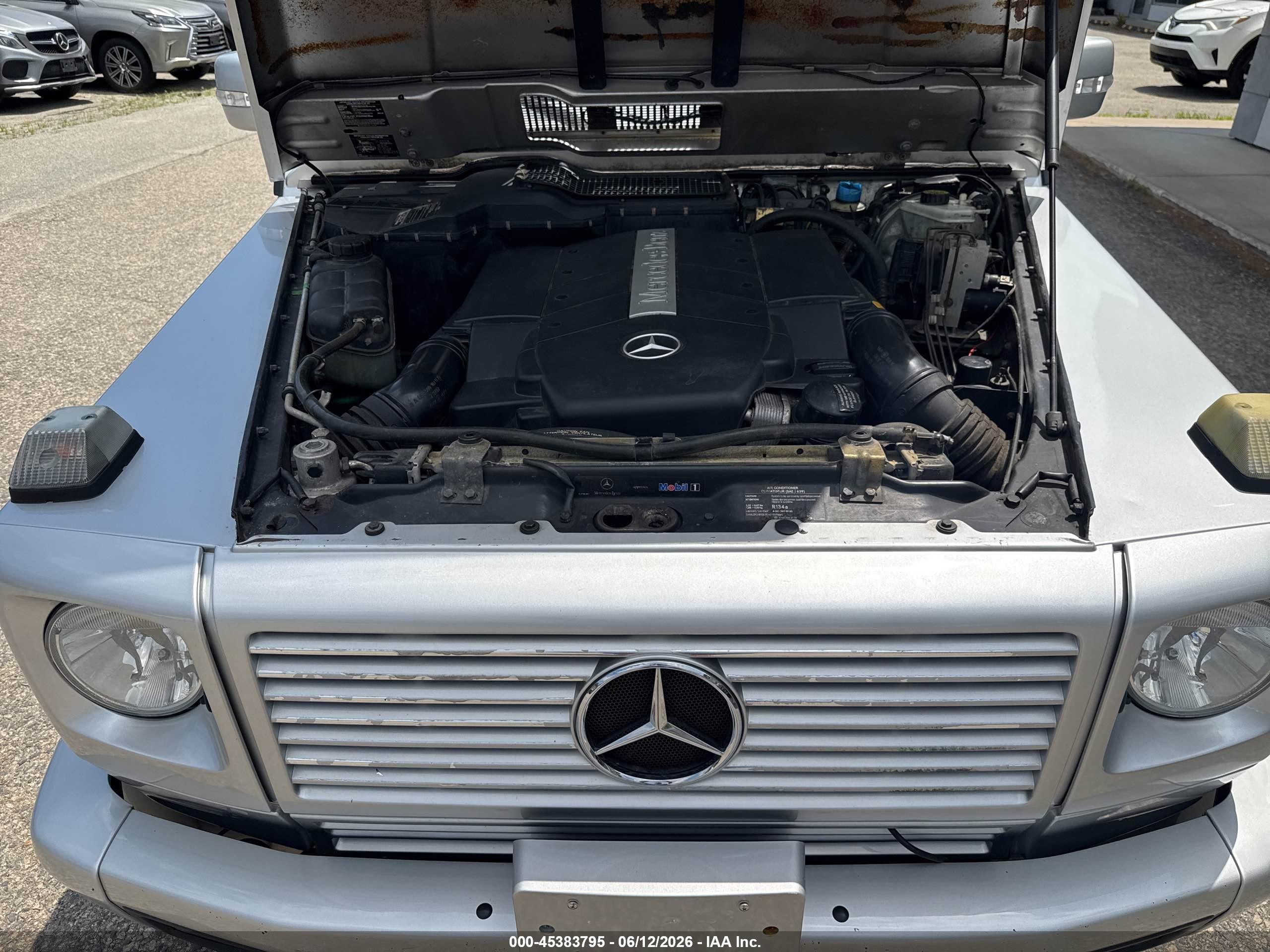 2005 Mercedes-benz G 500 4matic/grand Edition 4matic Серебряный vin: WDCYR49E85X158707