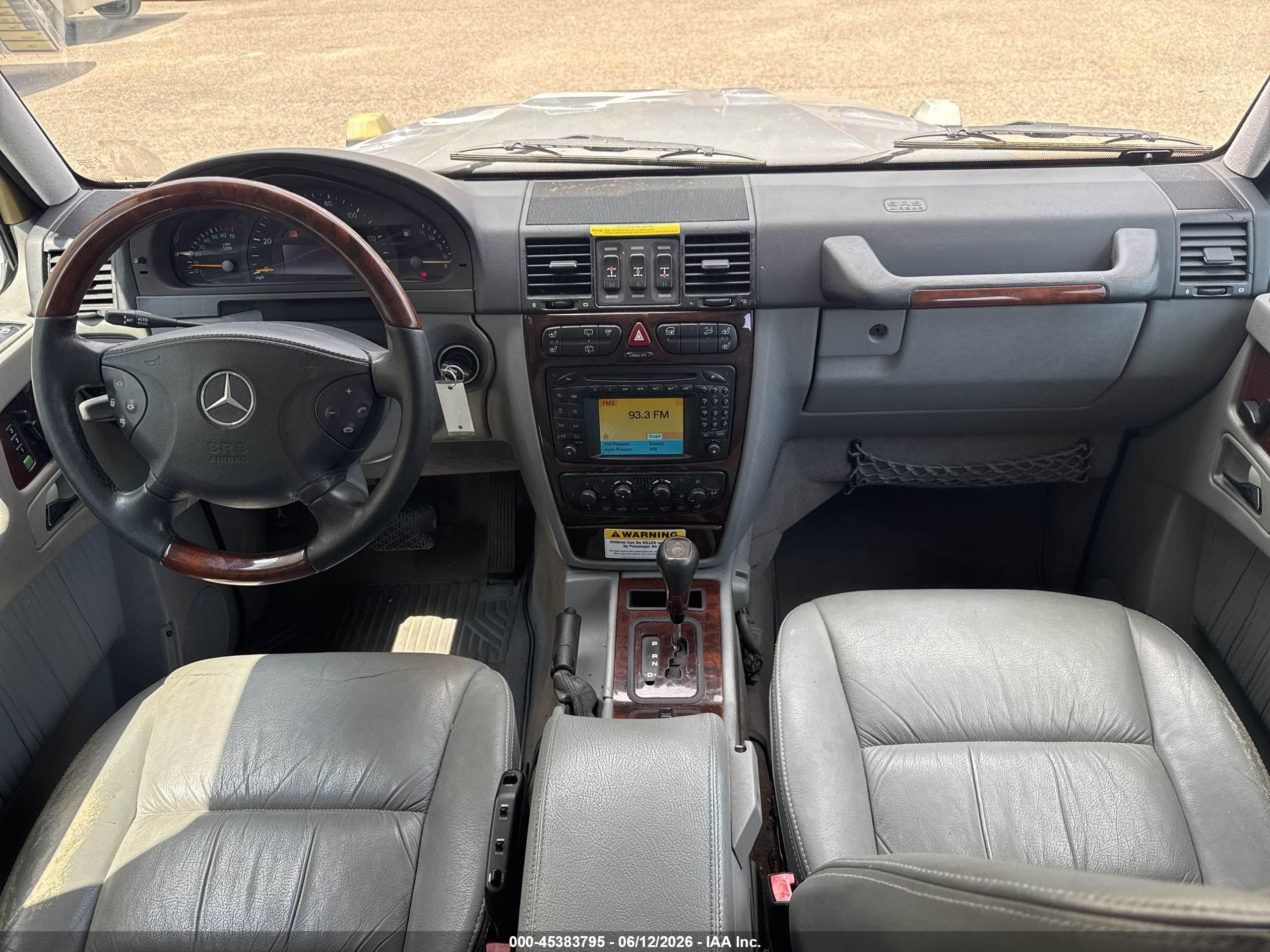 2005 Mercedes-benz G 500 4matic/grand Edition 4matic Серебряный vin: WDCYR49E85X158707
