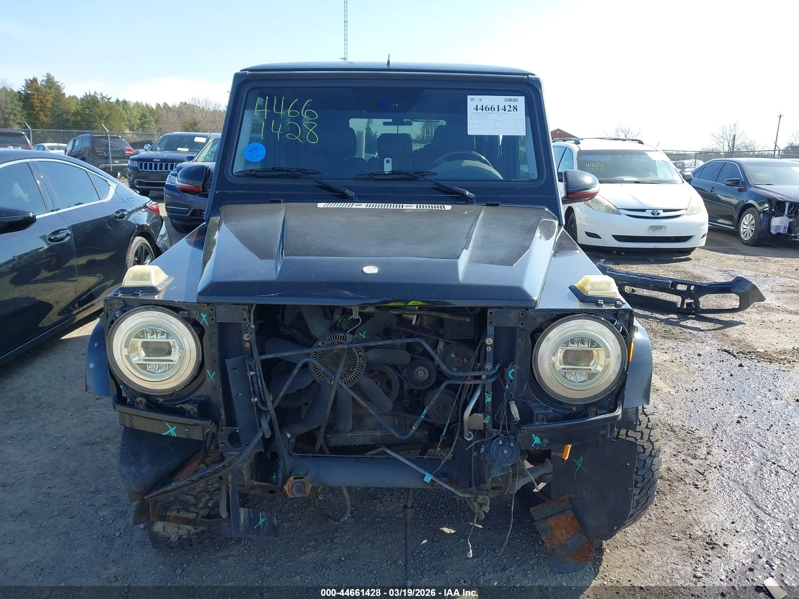 2005 Mercedes-benz G 500   Black vin: WDCYR49E95X157064
