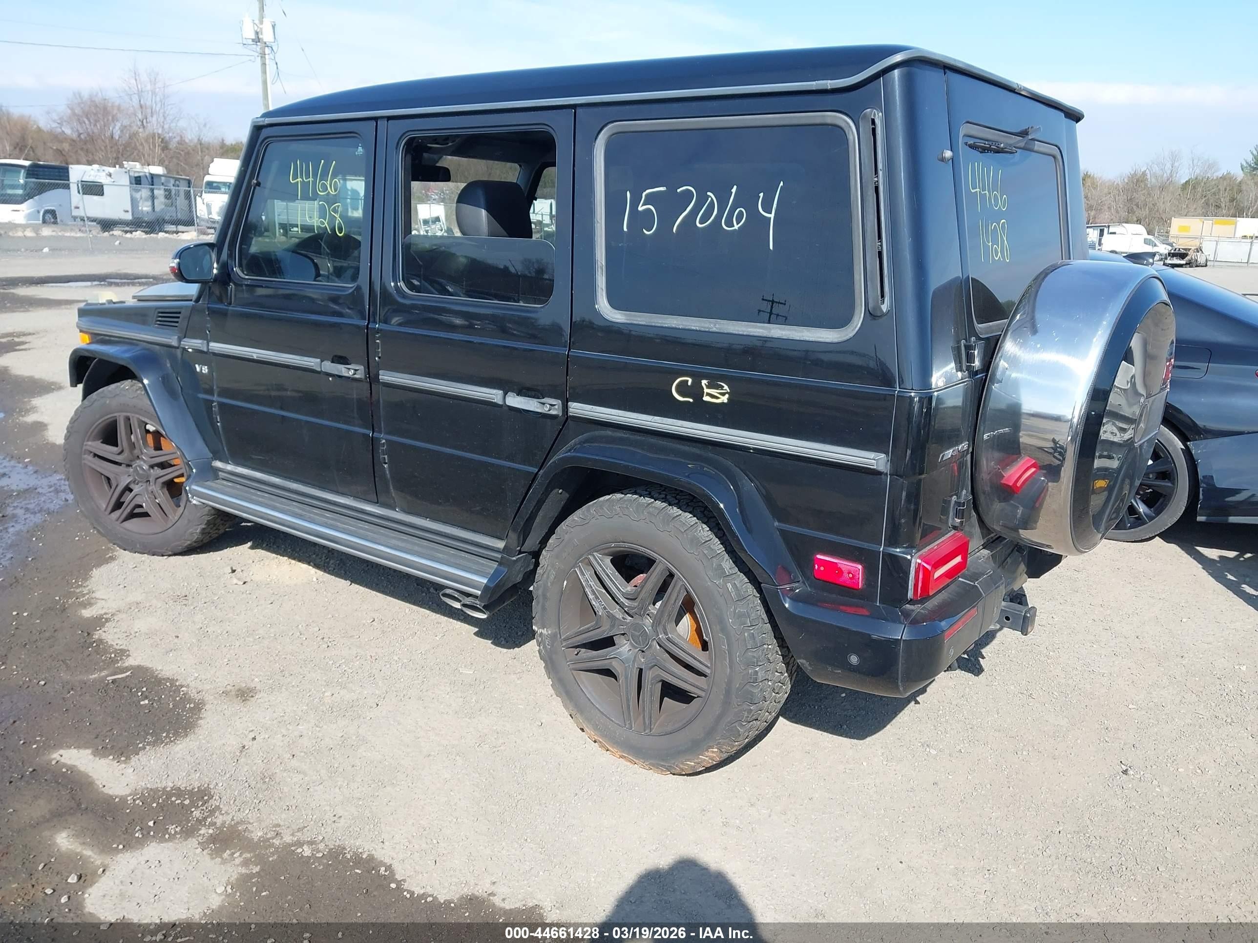 2005 Mercedes-benz G 500   Black vin: WDCYR49E95X157064