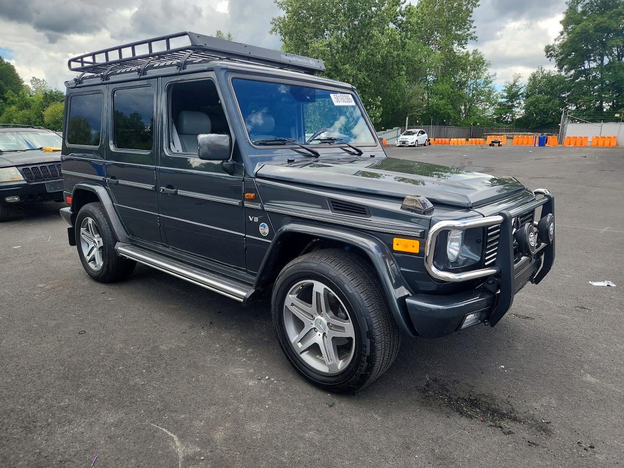2002 Mercedes-benz G 500 Gray vin: WDCYR49EX2X128247