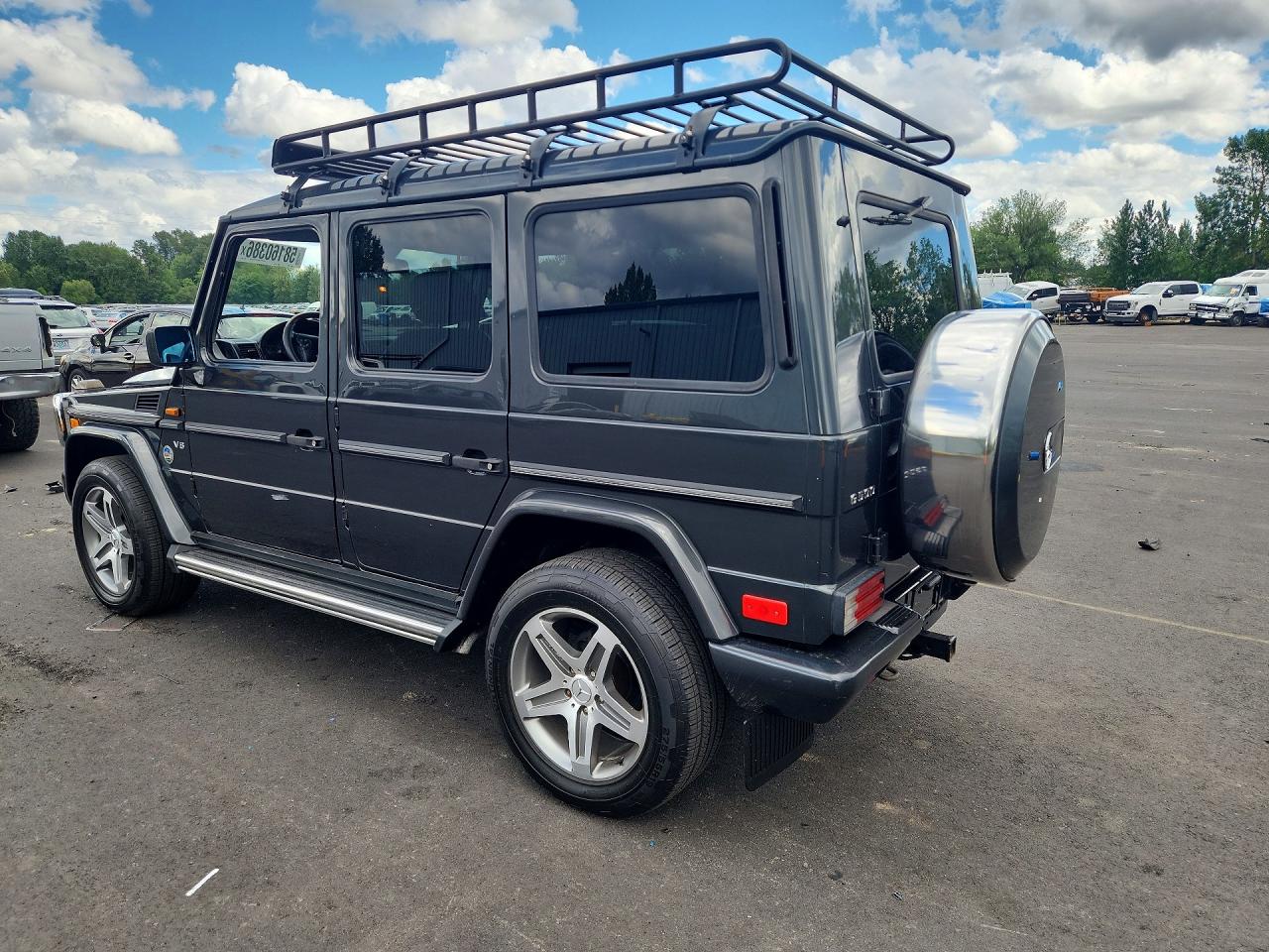 2002 Mercedes-benz G 500 Gray vin: WDCYR49EX2X128247