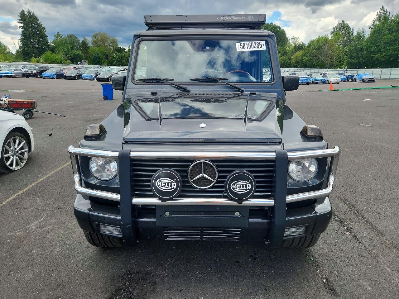 2002 Mercedes-benz G 500 Gray vin: WDCYR49EX2X128247