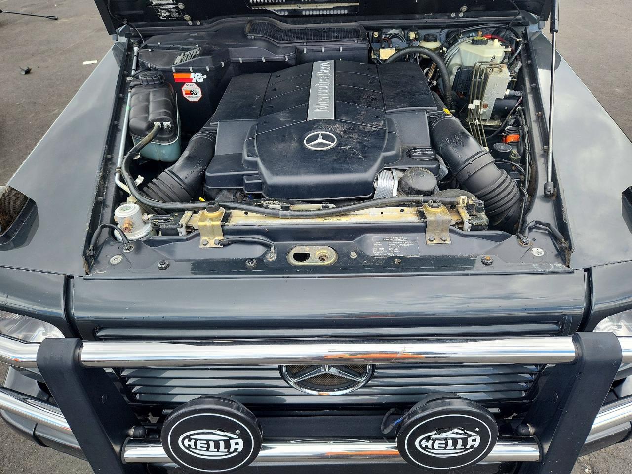 2002 Mercedes-benz G 500 Gray vin: WDCYR49EX2X128247