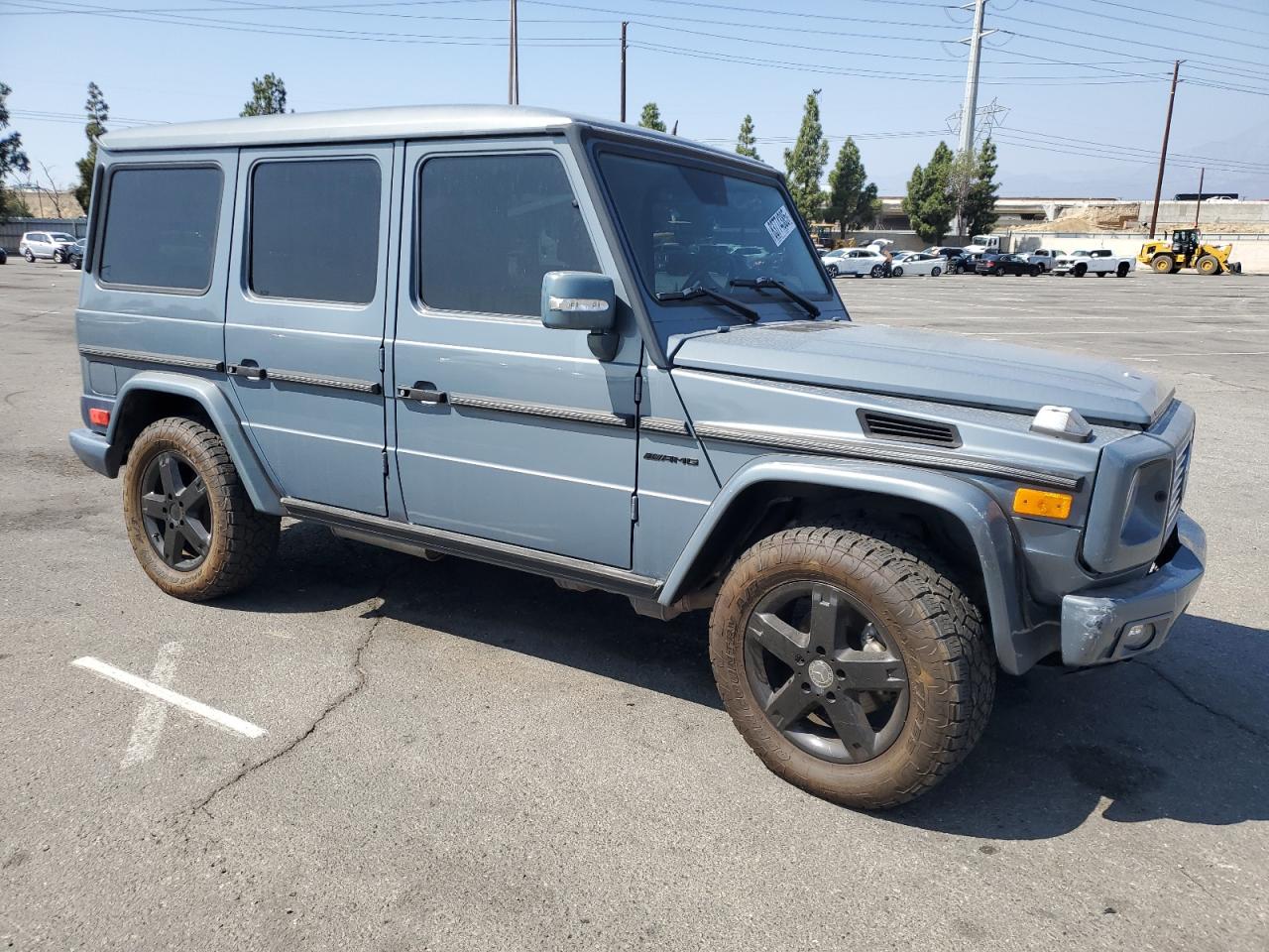 2007 Mercedes-benz G 500 Blue vin: WDCYR49EX7X168352