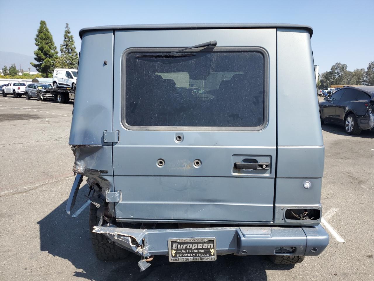 2007 Mercedes-benz G 500 Blue vin: WDCYR49EX7X168352