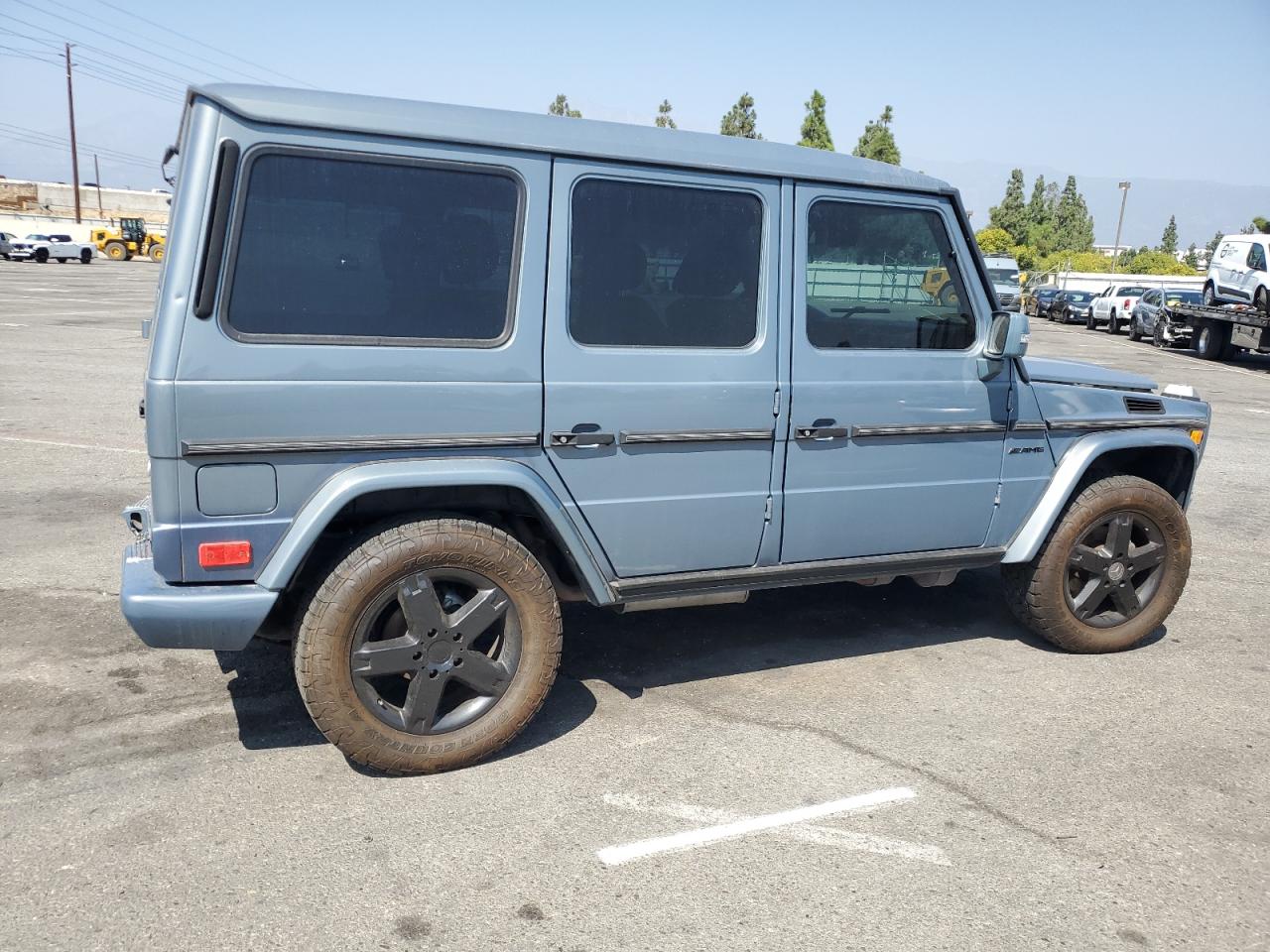 2007 Mercedes-benz G 500 Blue vin: WDCYR49EX7X168352