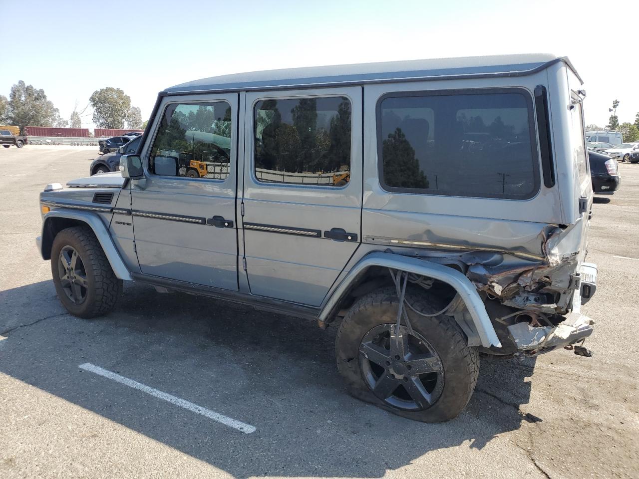 2007 Mercedes-benz G 500 Blue vin: WDCYR49EX7X168352