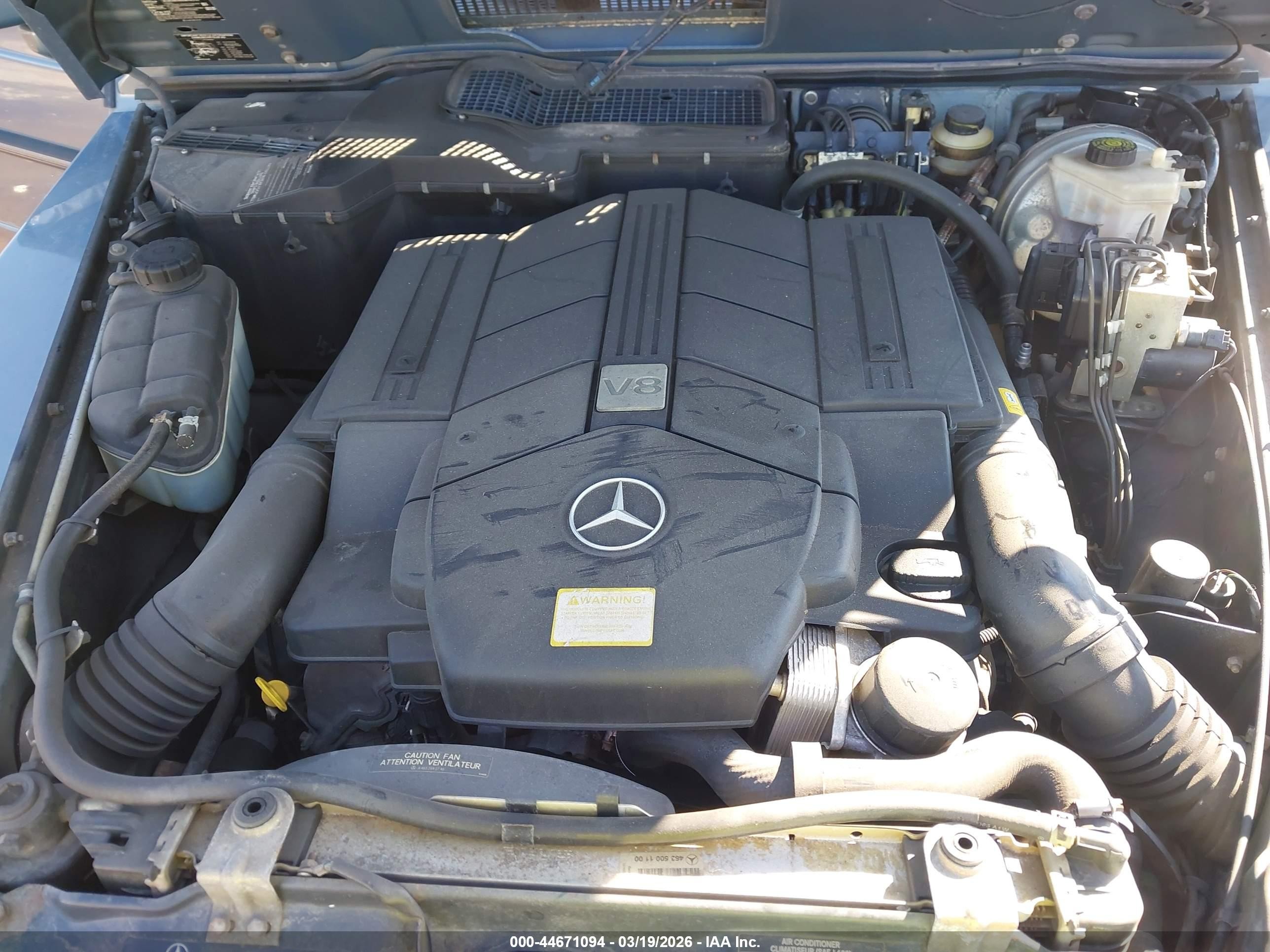 2007 Mercedes-benz G 500 4matic Blue vin: WDCYR49EX7X168352