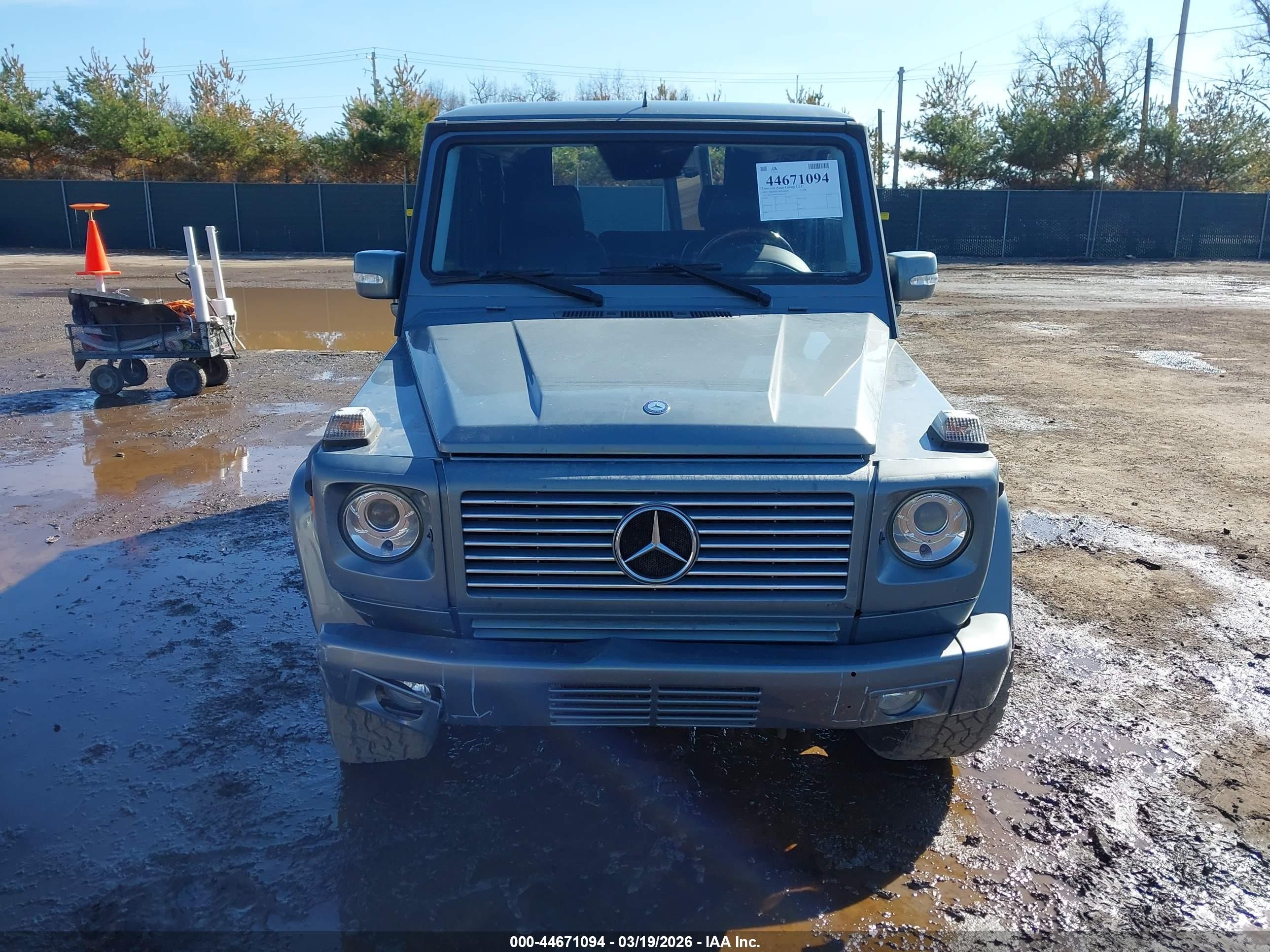 2007 Mercedes-benz G 500 4matic Blue vin: WDCYR49EX7X168352