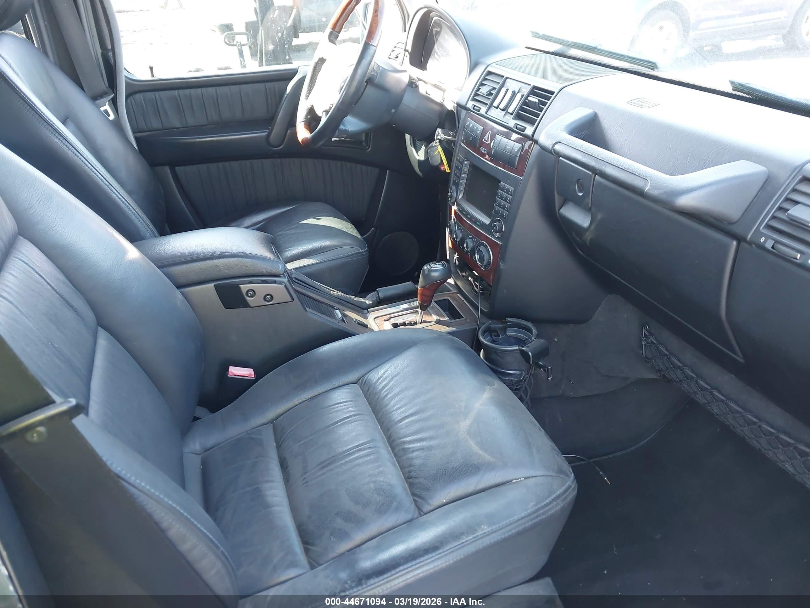 2007 Mercedes-benz G 500 4matic Blue vin: WDCYR49EX7X168352