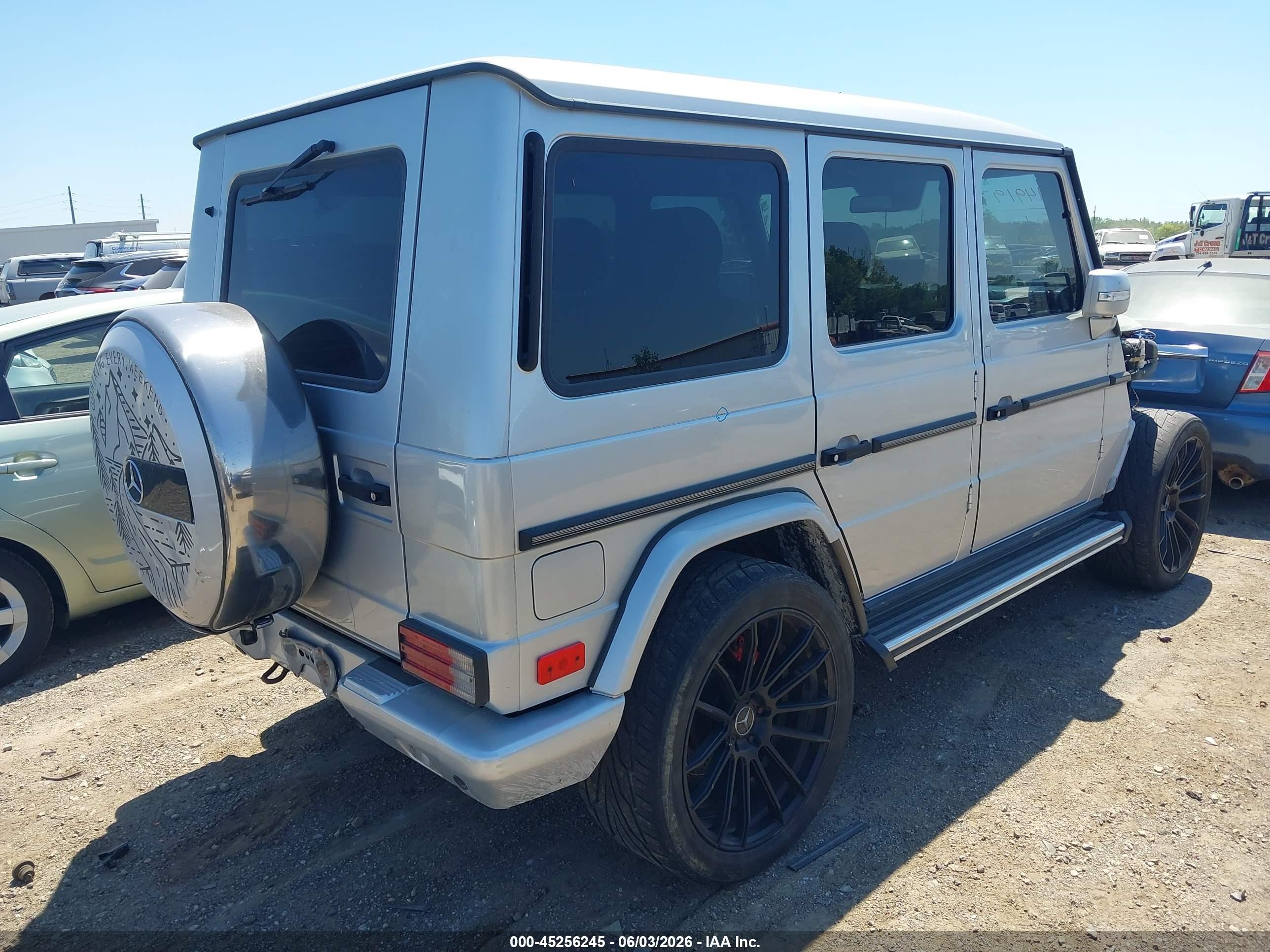2007 Mercedes-benz G 500 4matic Серебряный vin: WDCYR49EX7X168822