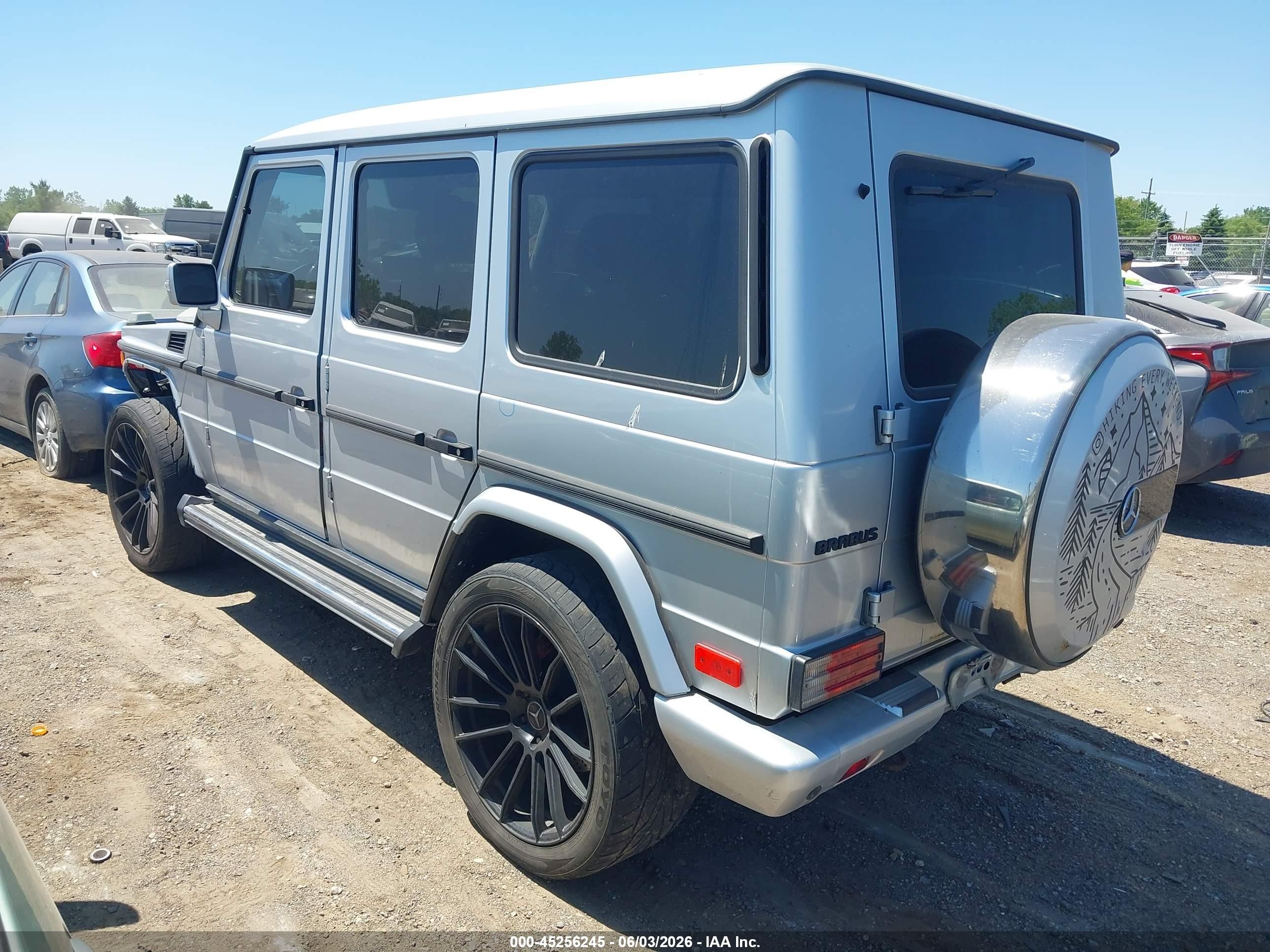 2007 Mercedes-benz G 500 4matic Серебряный vin: WDCYR49EX7X168822