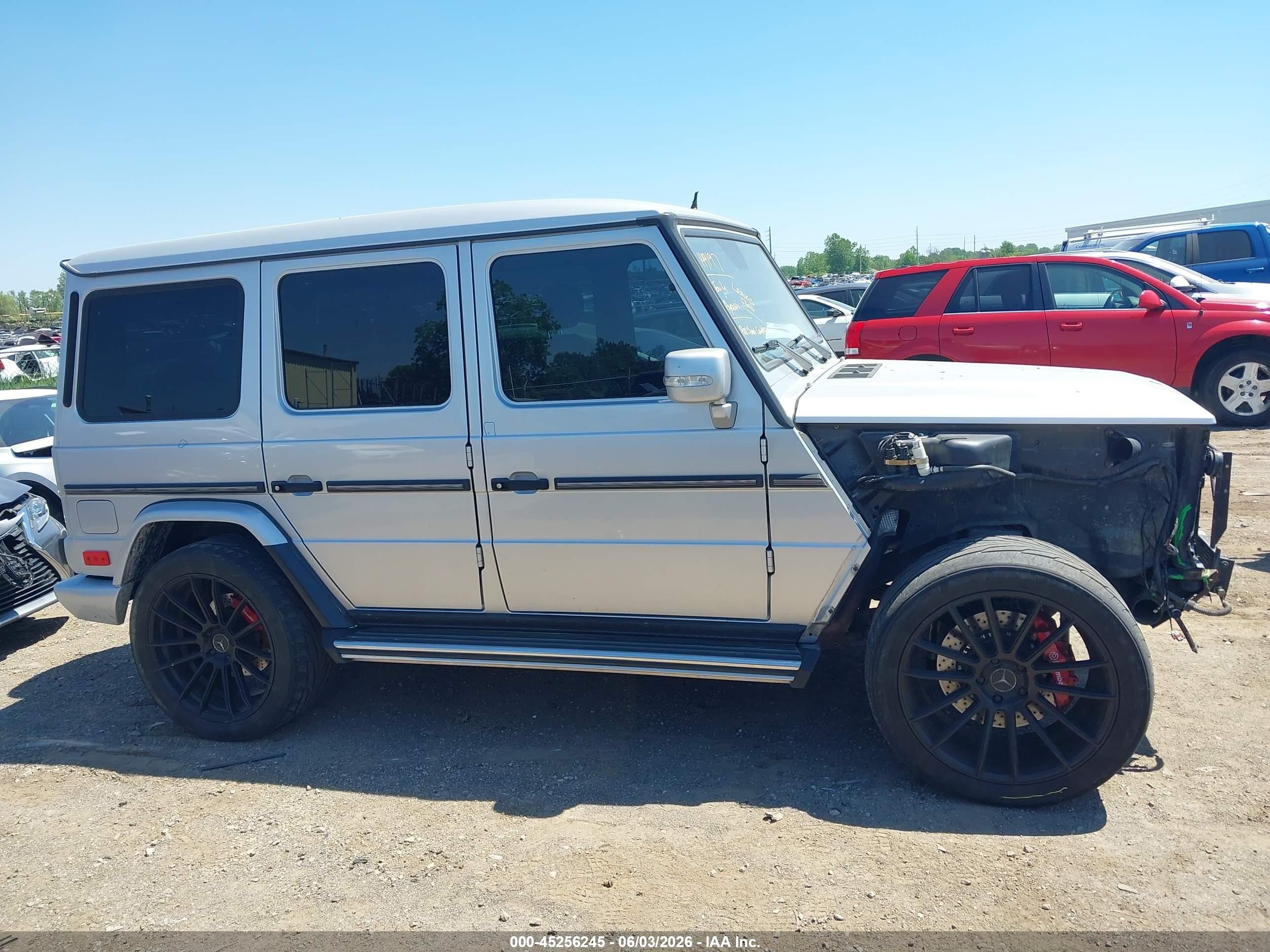2007 Mercedes-benz G 500 4matic Серебряный vin: WDCYR49EX7X168822