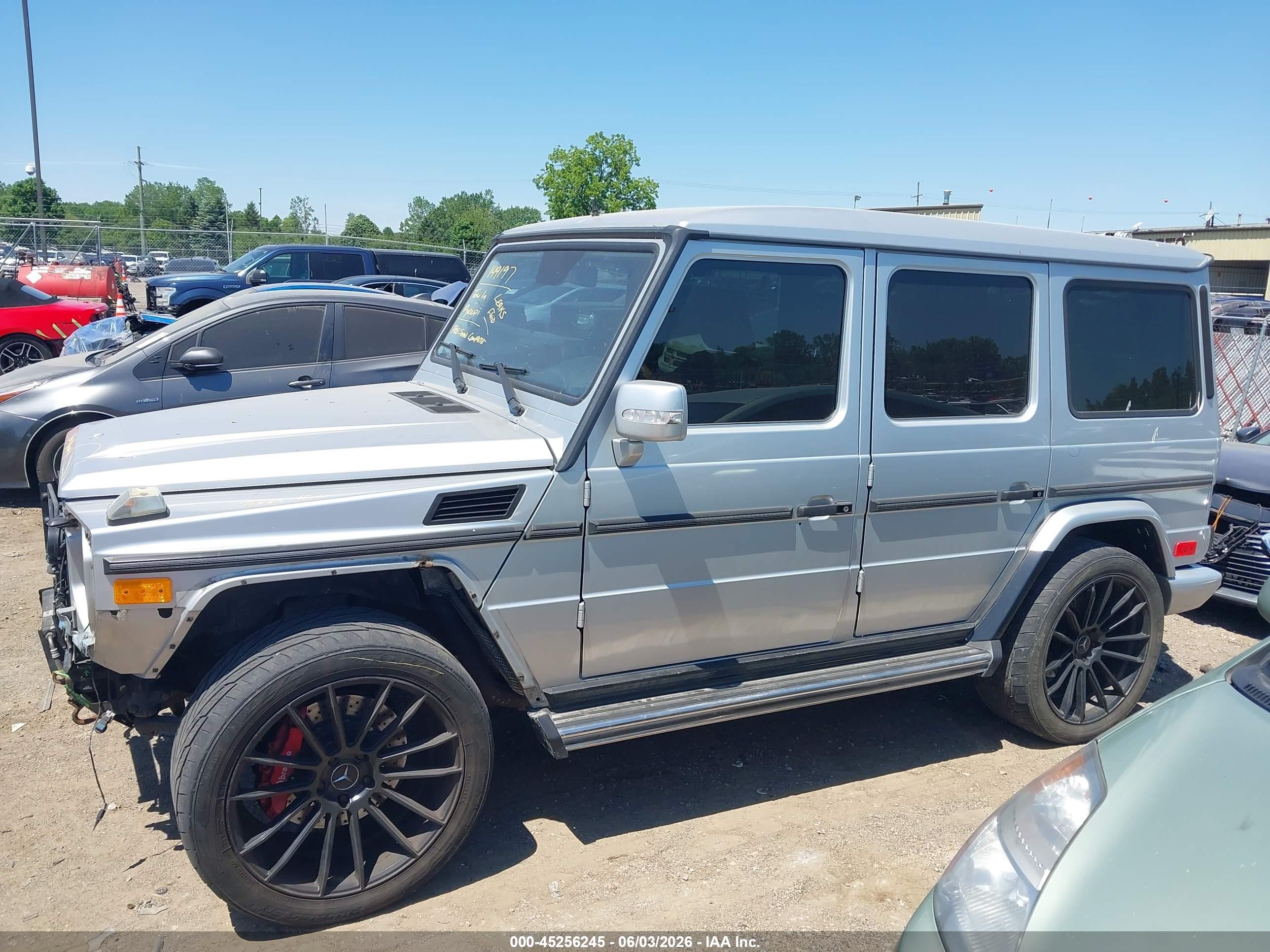 2007 Mercedes-benz G 500 4matic Серебряный vin: WDCYR49EX7X168822
